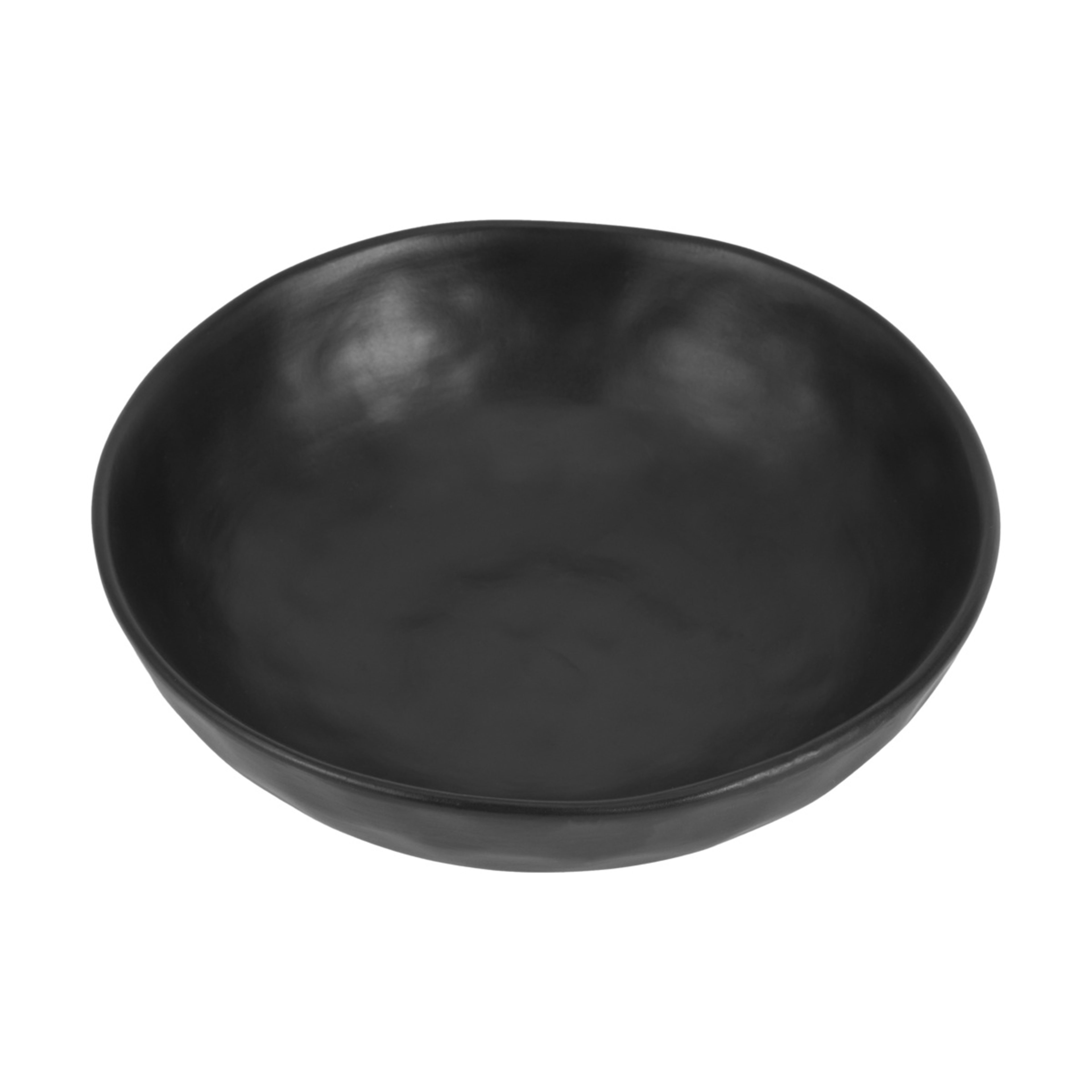 1 Black Hammered Large Bowl, 1 of 7