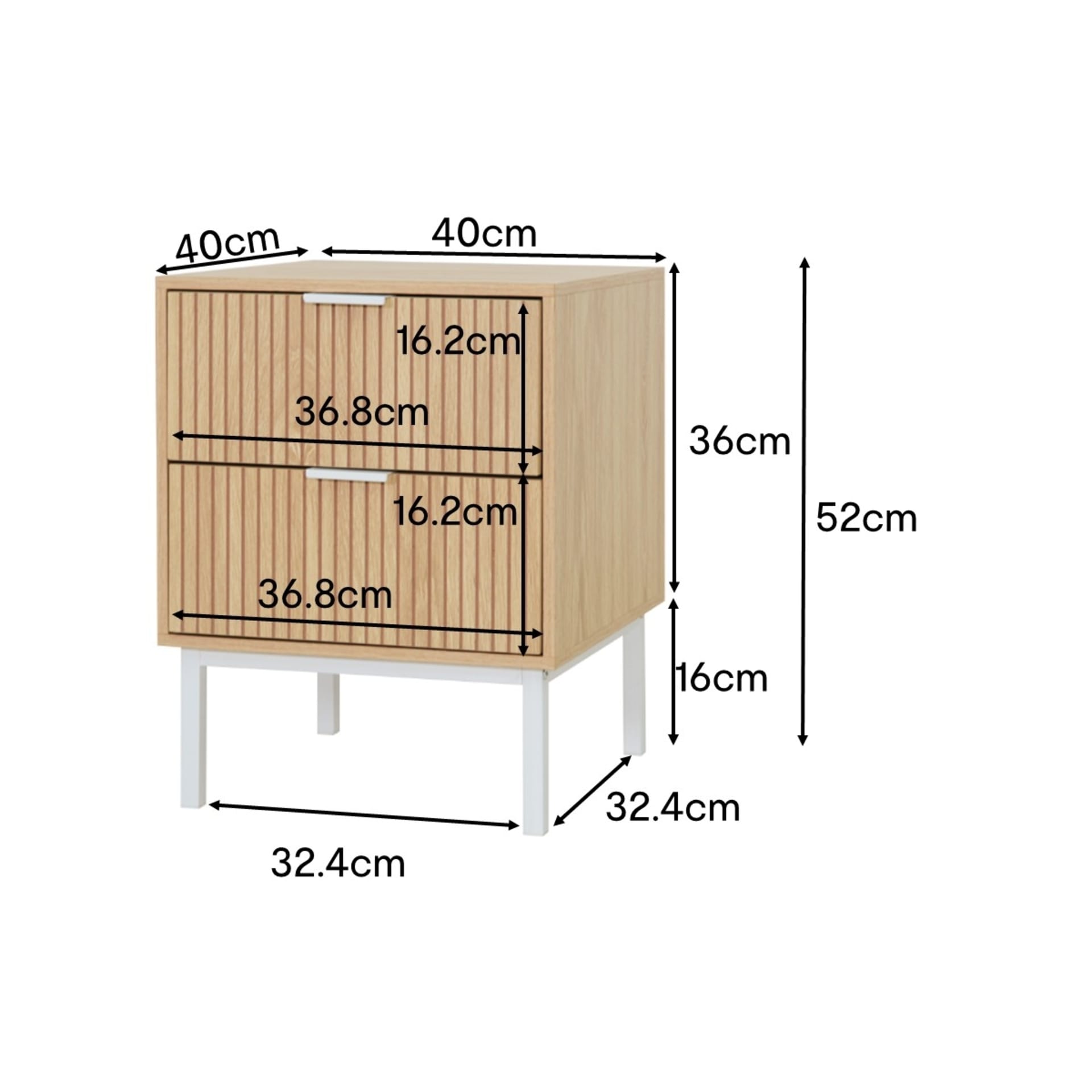 Isla Bedside Table Kmart