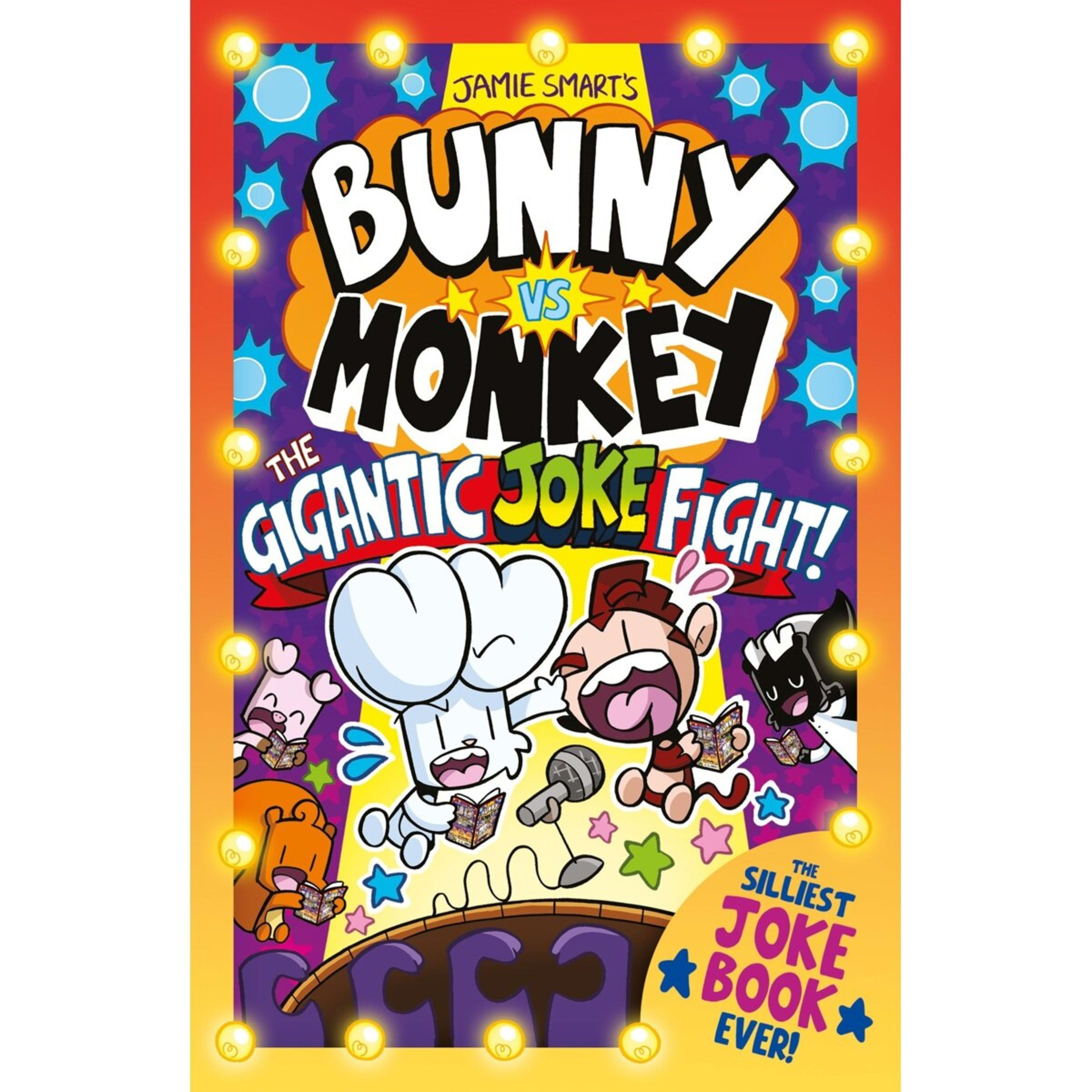 1 Bunny vs Monkey: The Gigantic Joke Fight! by Jamie Smart - Book