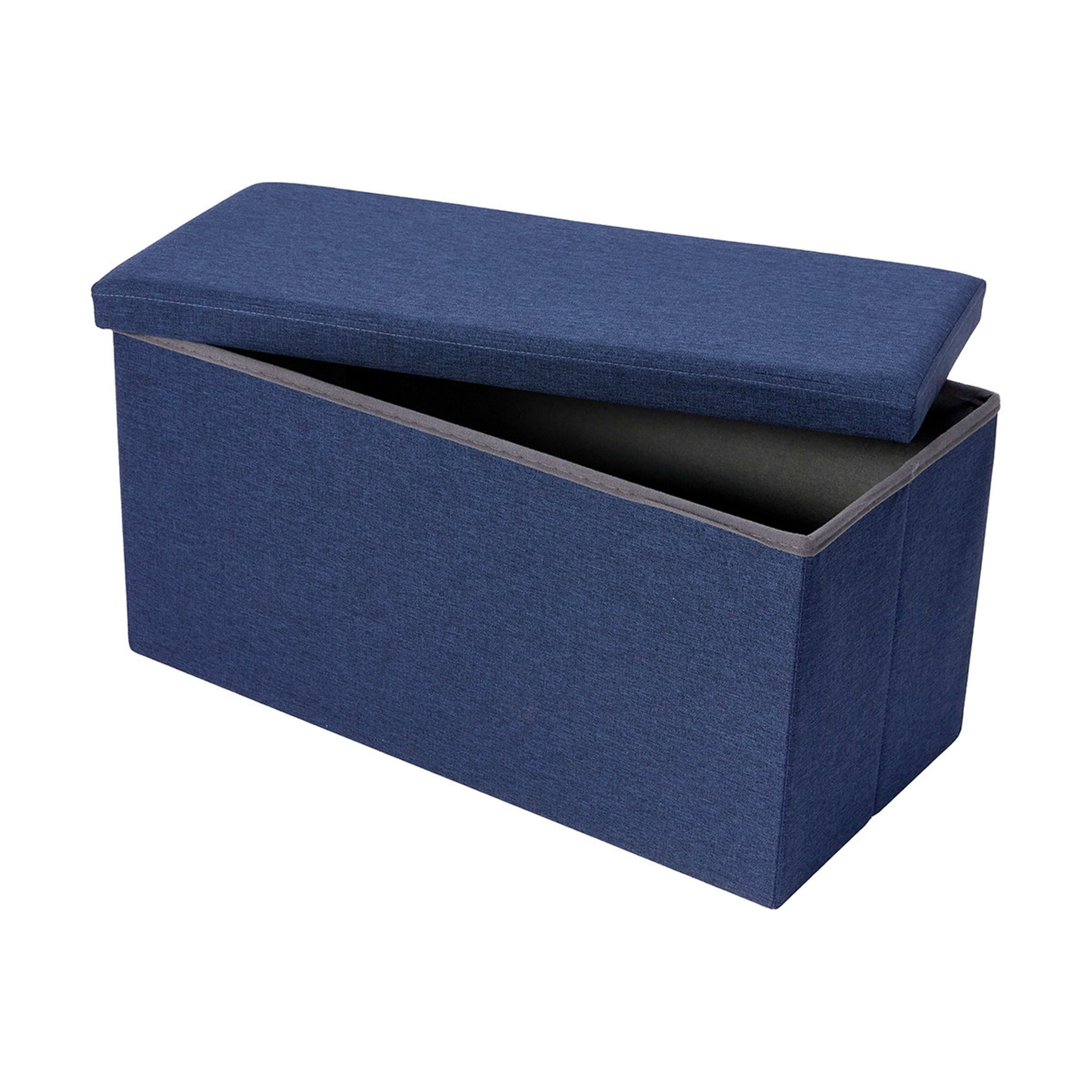 Bench Seat Storage Box Blue Kmart