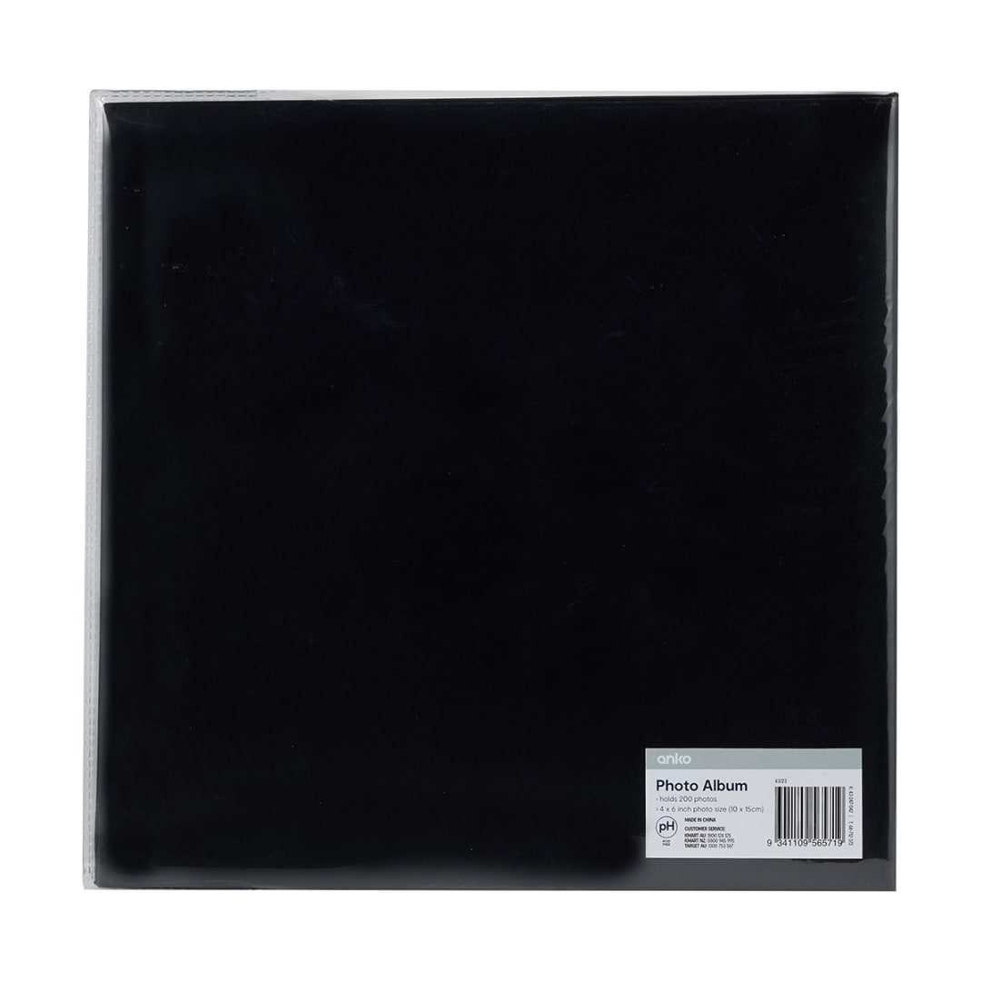 Photo Album Black Kmart