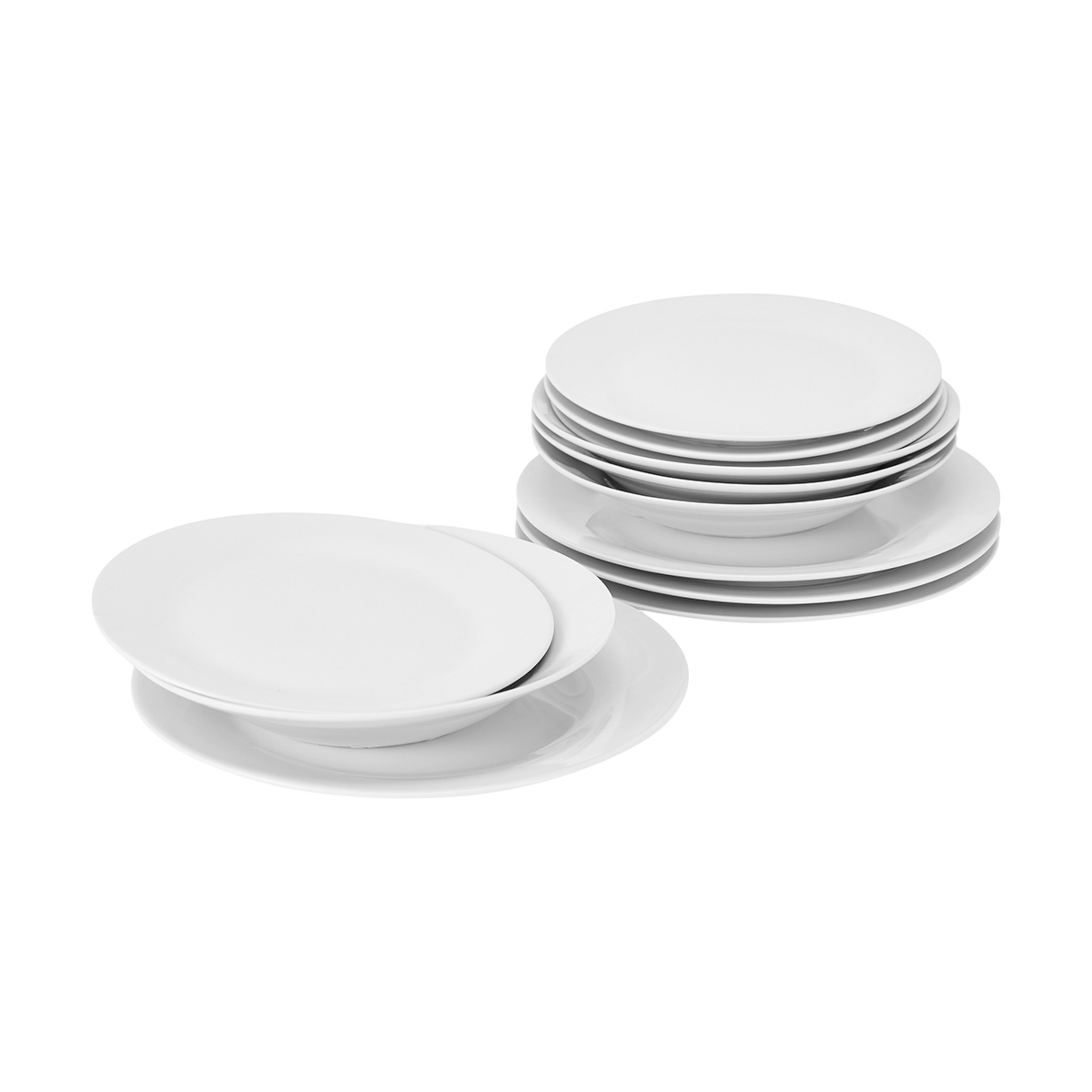 2 White 12 Piece Dinner Set, 2 of 9