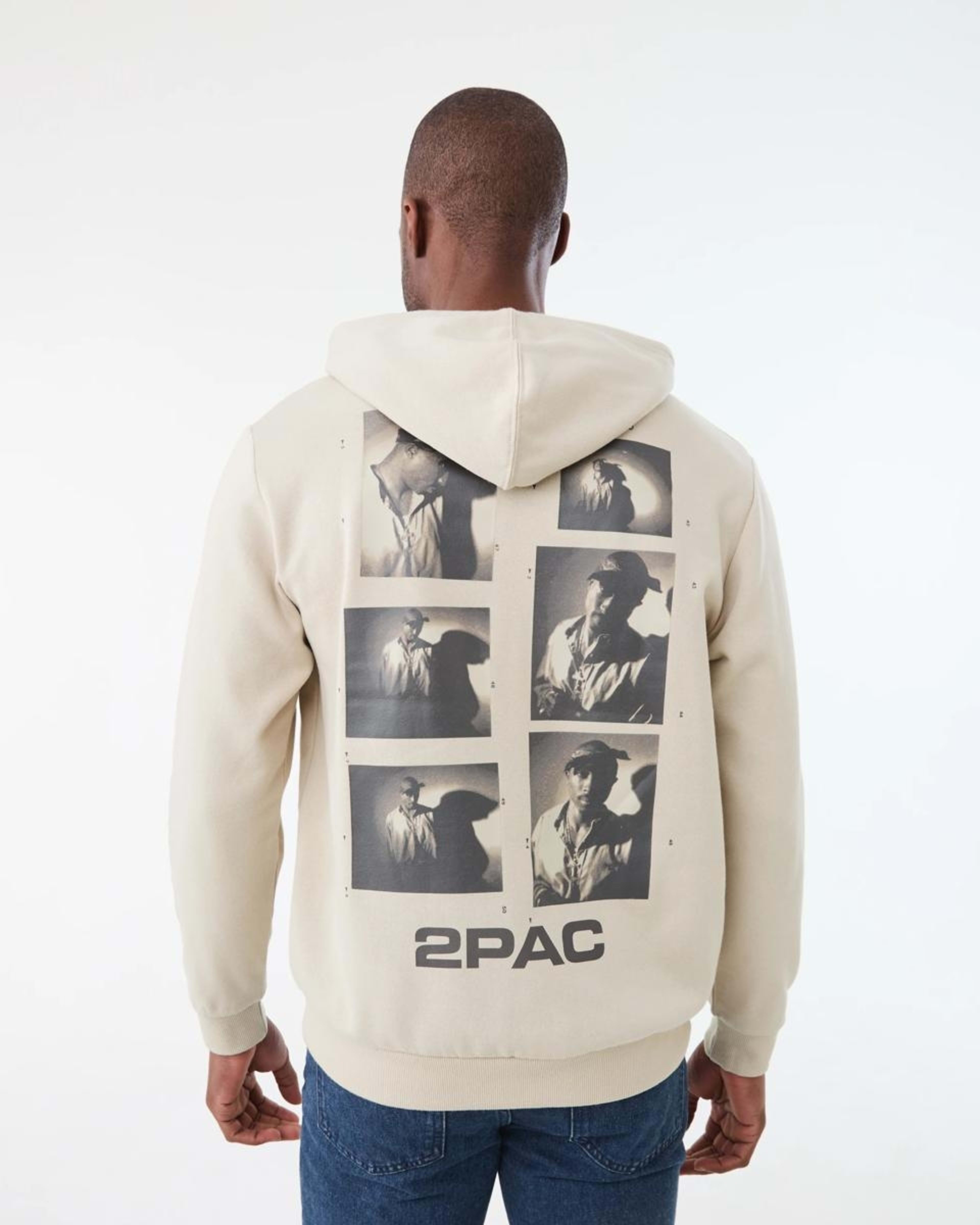 3 Tupac License Hoodie NEUTRAL, 3 of 6