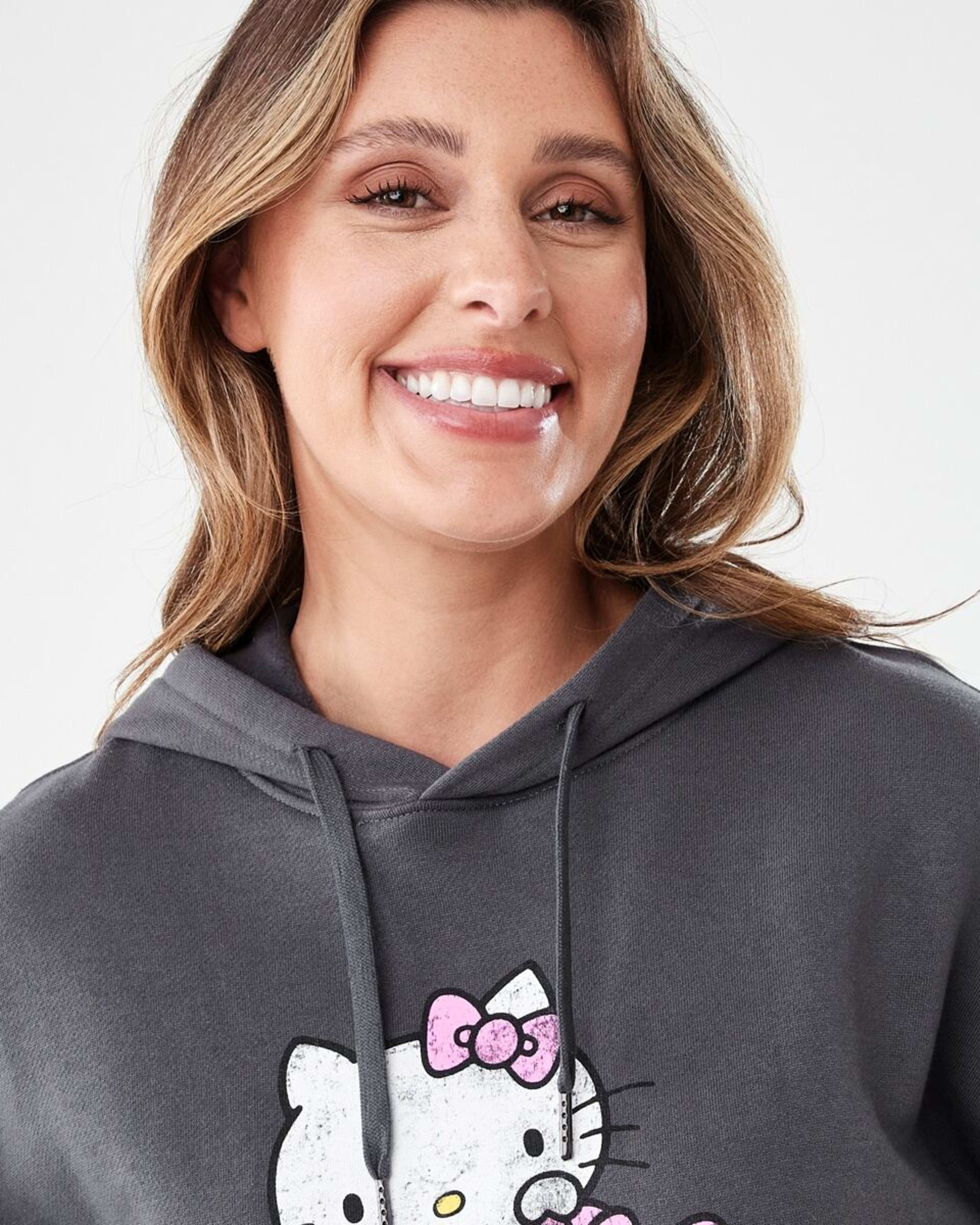 4 Hello Kitty License Long Sleeve Hoodie Hellokitty, 4 of 6