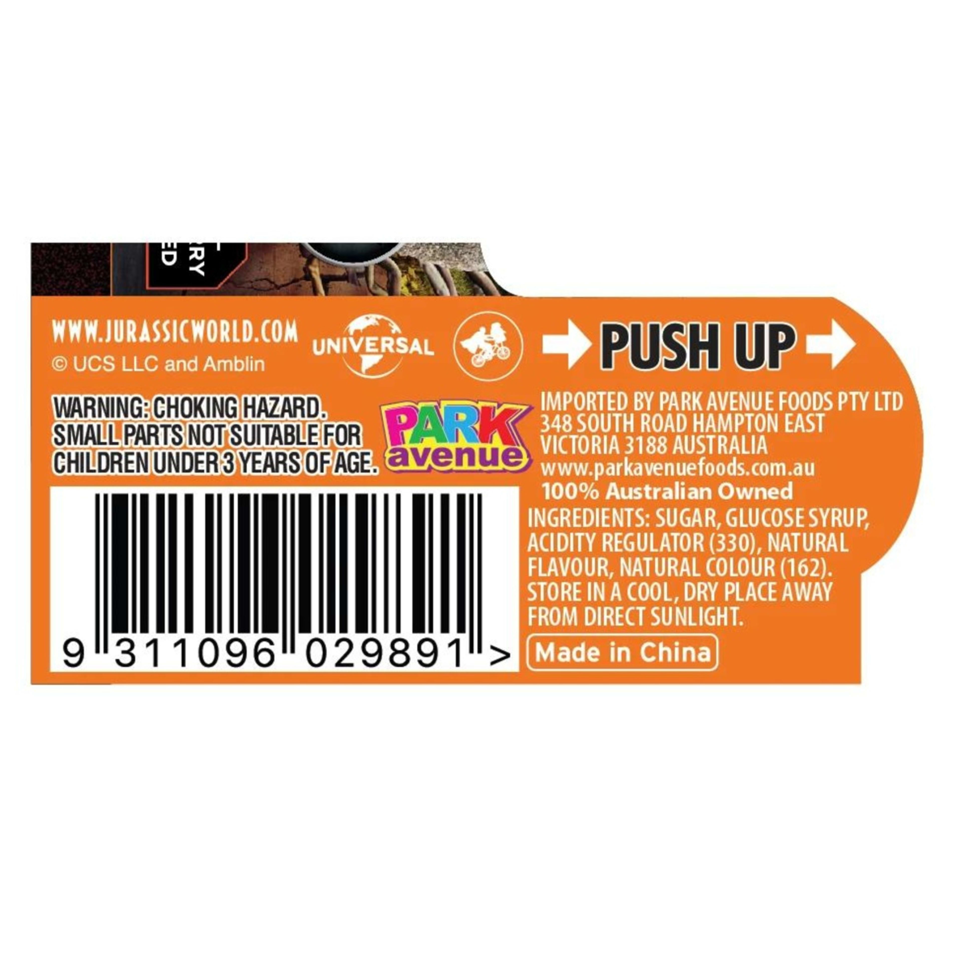 9 Jurassic World Pop Ups Lolipop 10g - Assorted, 9 of 9