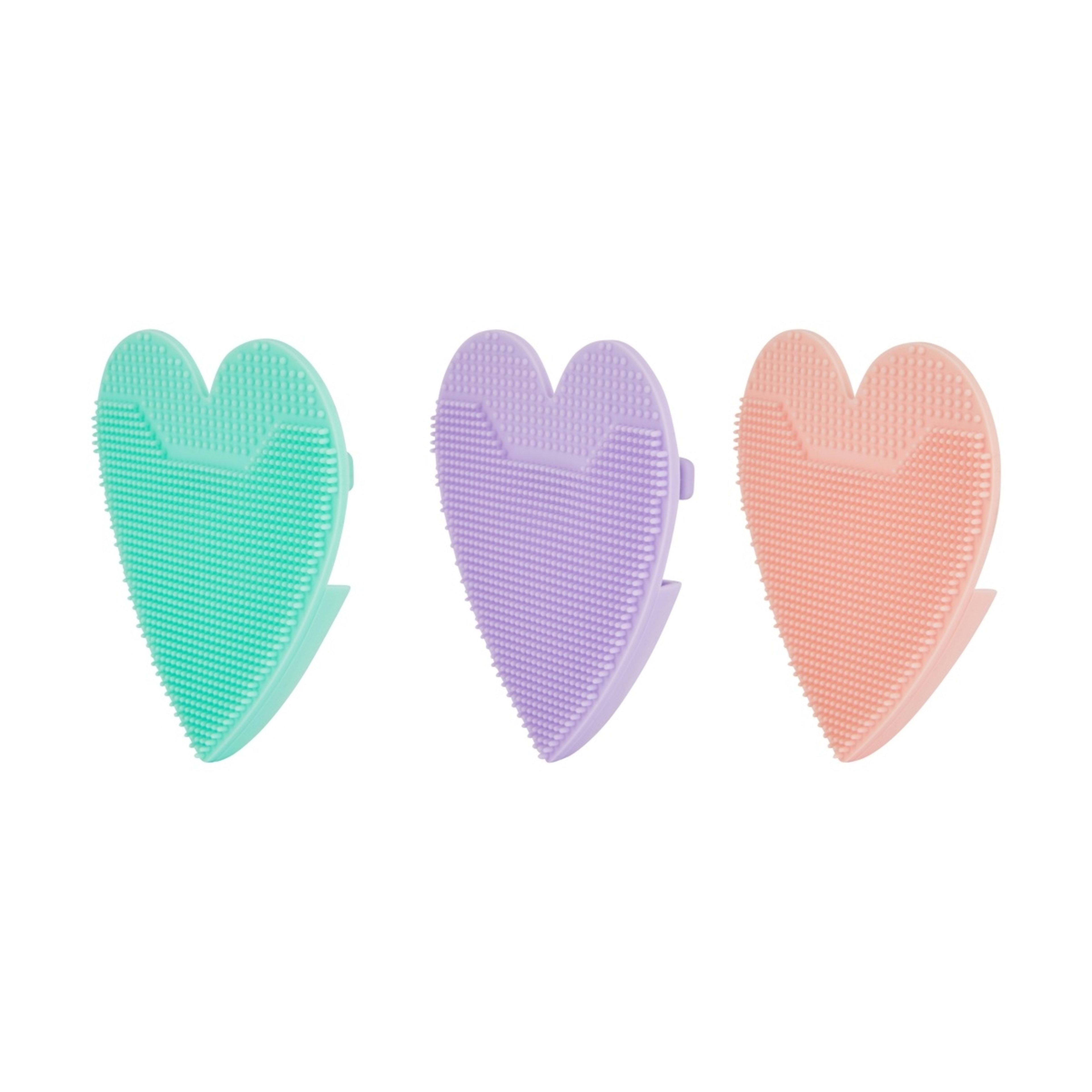 1 OXX Skincare 3 Pack Silicone Face Pads - Heart