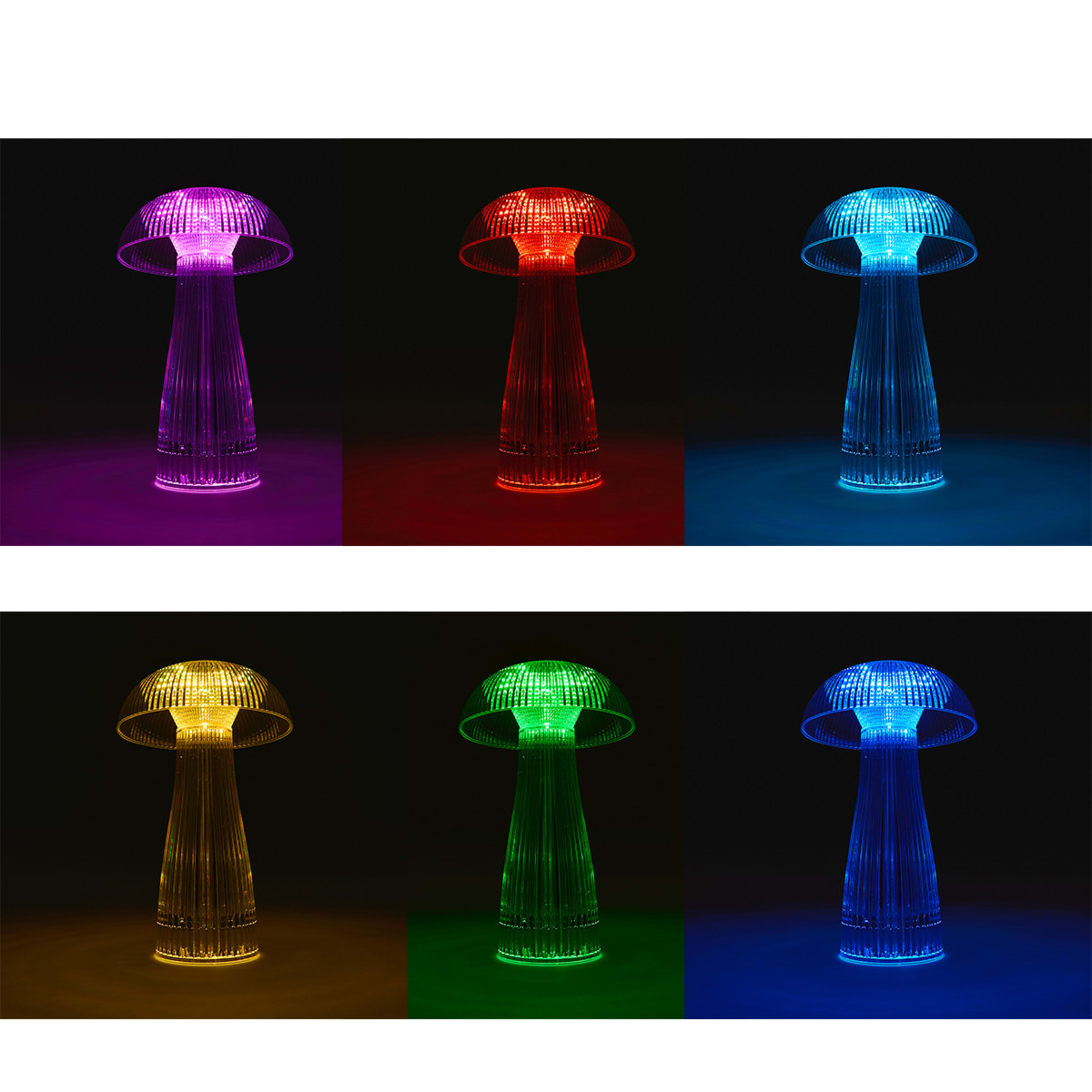 2 LED Mushroom Table Lamp, 2 of 10