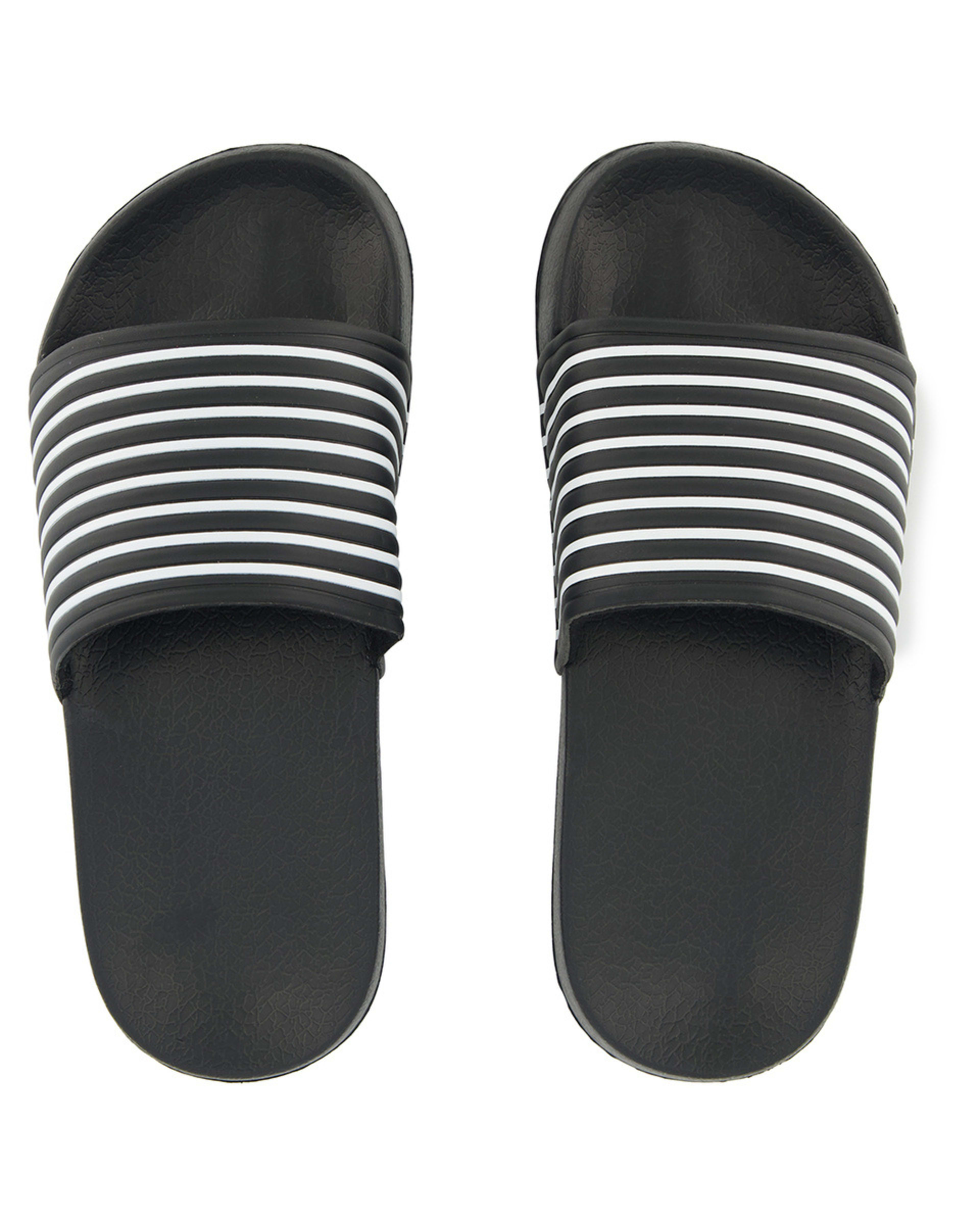 Stripe Beach Slides Kmart