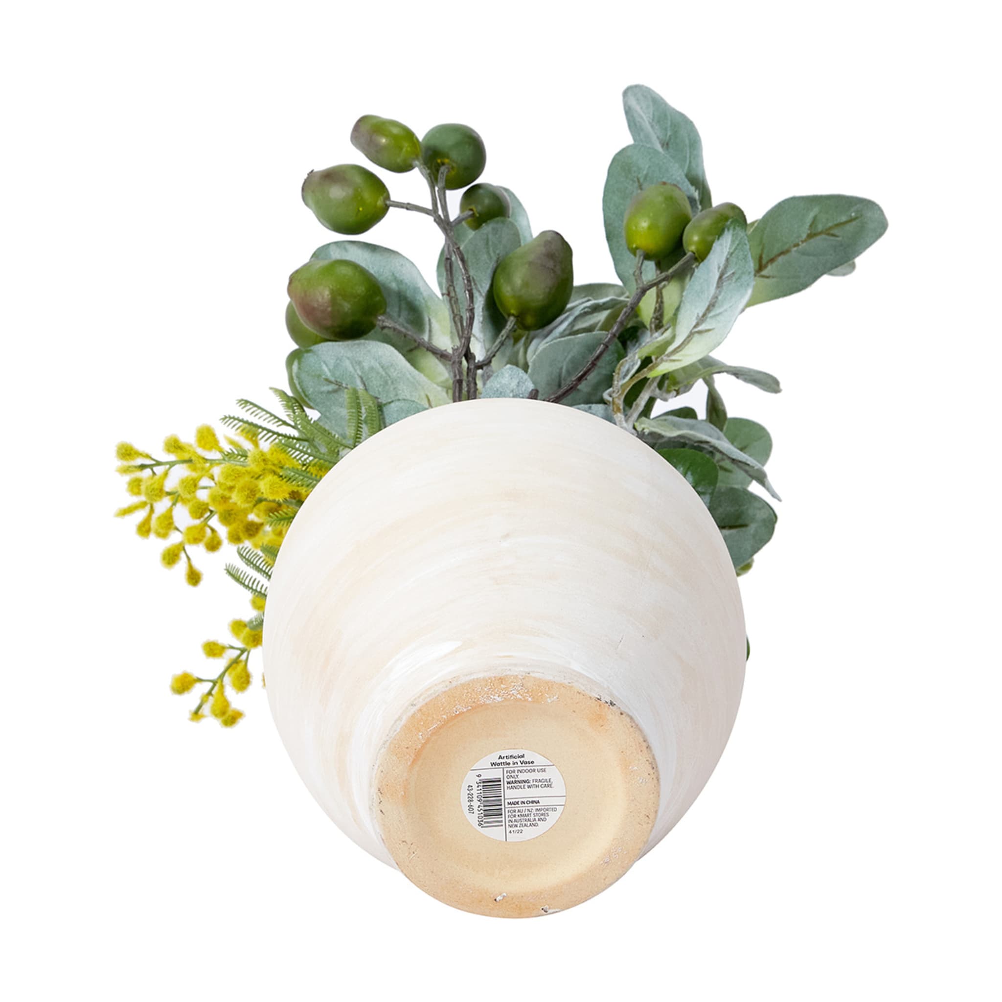 Artificial Wattle in Vase Kmart