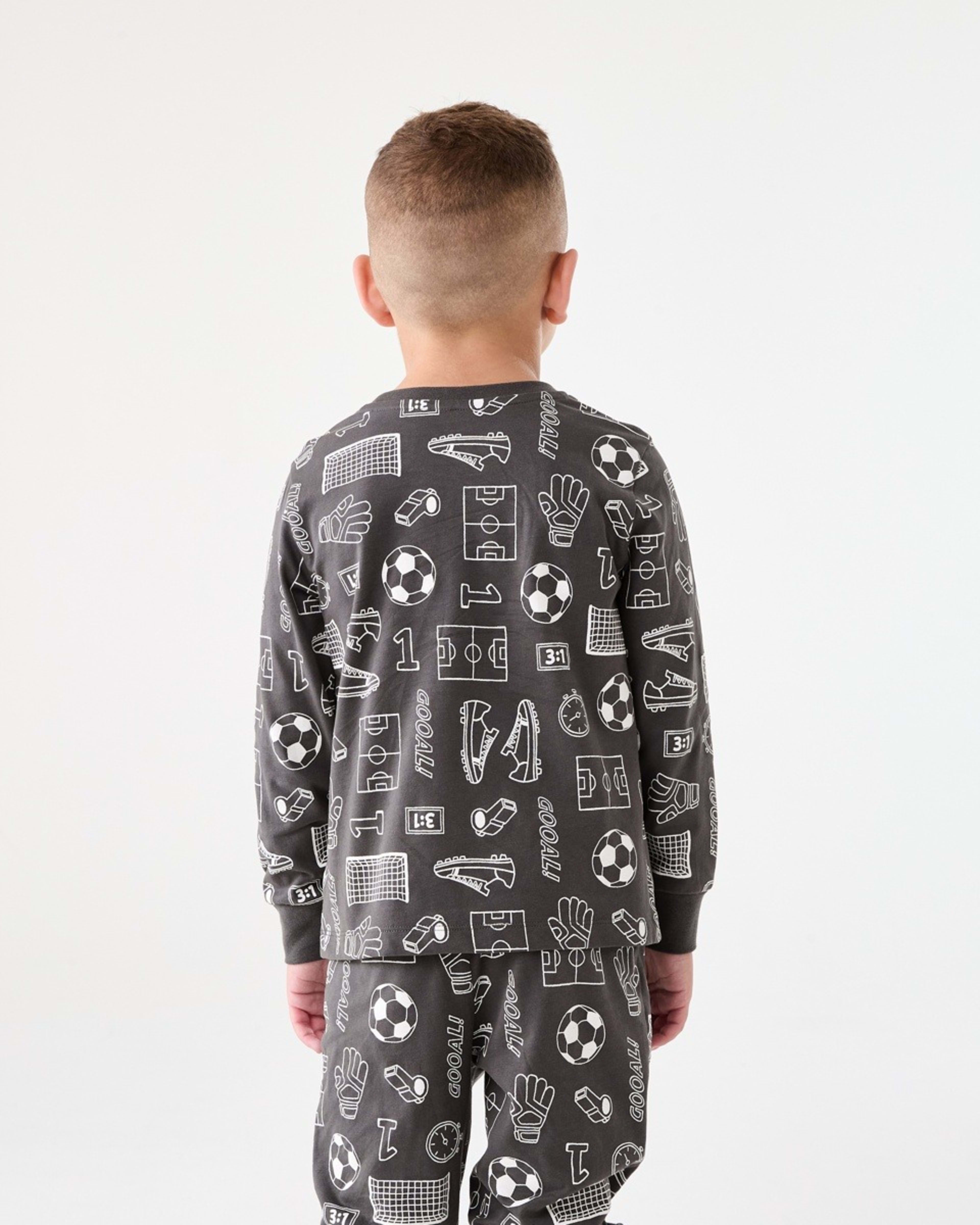 2 Jersey Pyjama Set Gry Soccer, 2 of 8