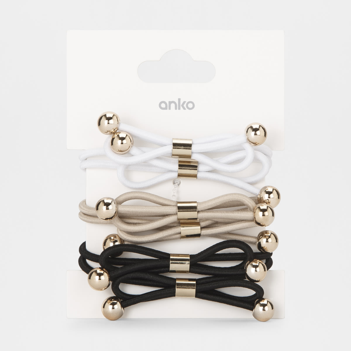 8 Pack Bow Bobble Hair Tie Kmart