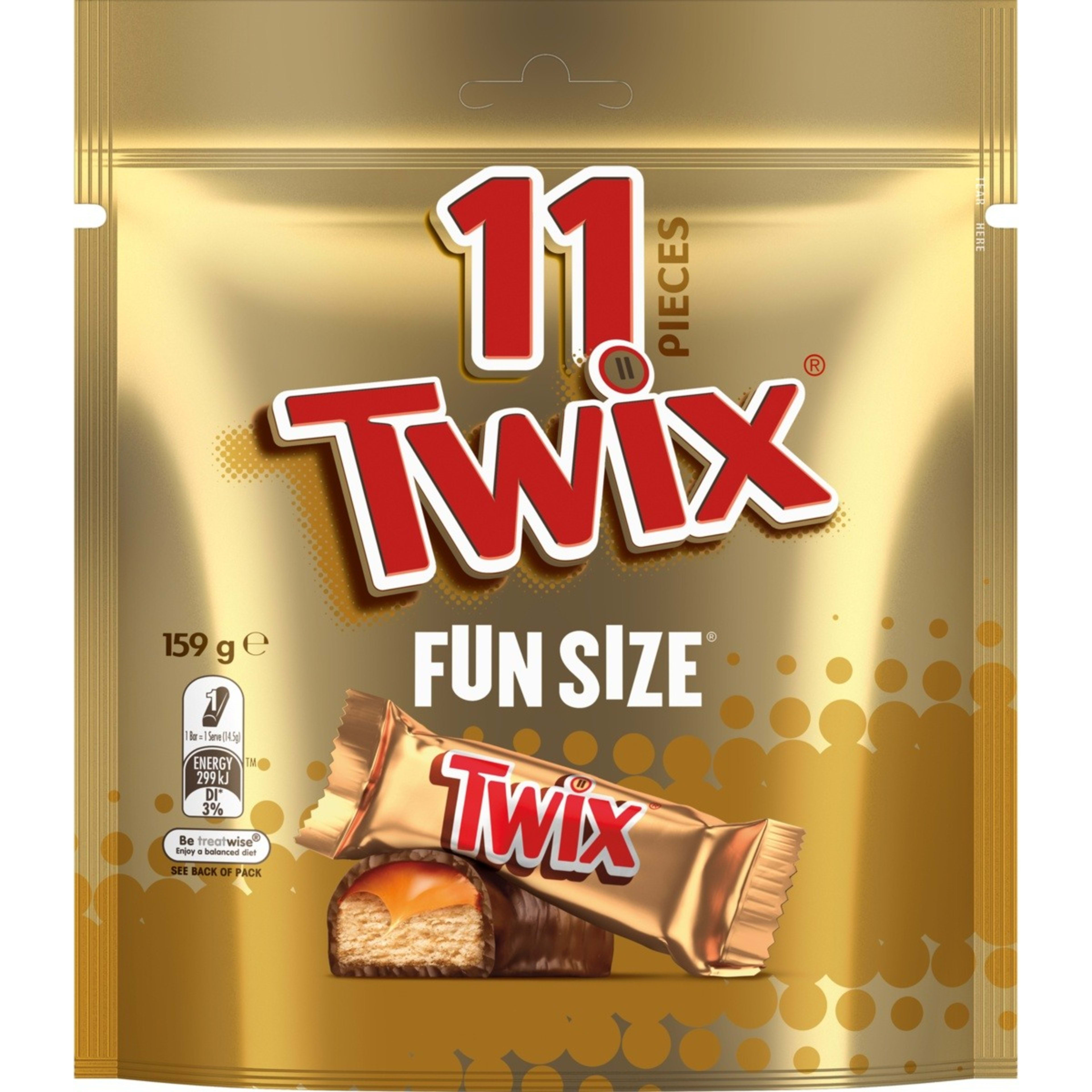 1 11 Piece Twix Fun Size Share Pack 159g
