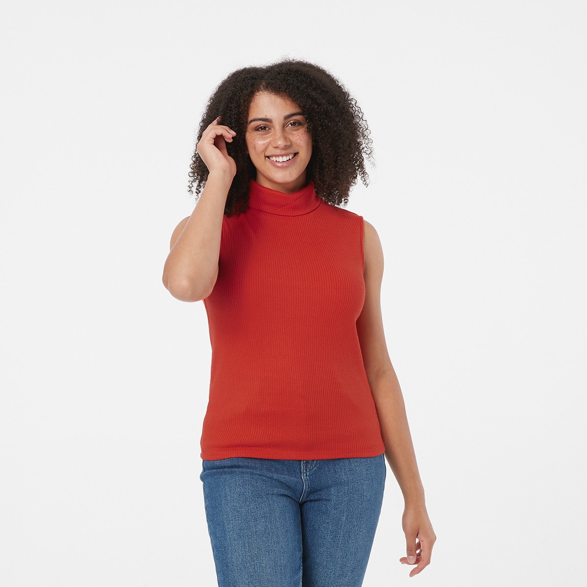 Sleeveless Turtleneck Top - Kmart