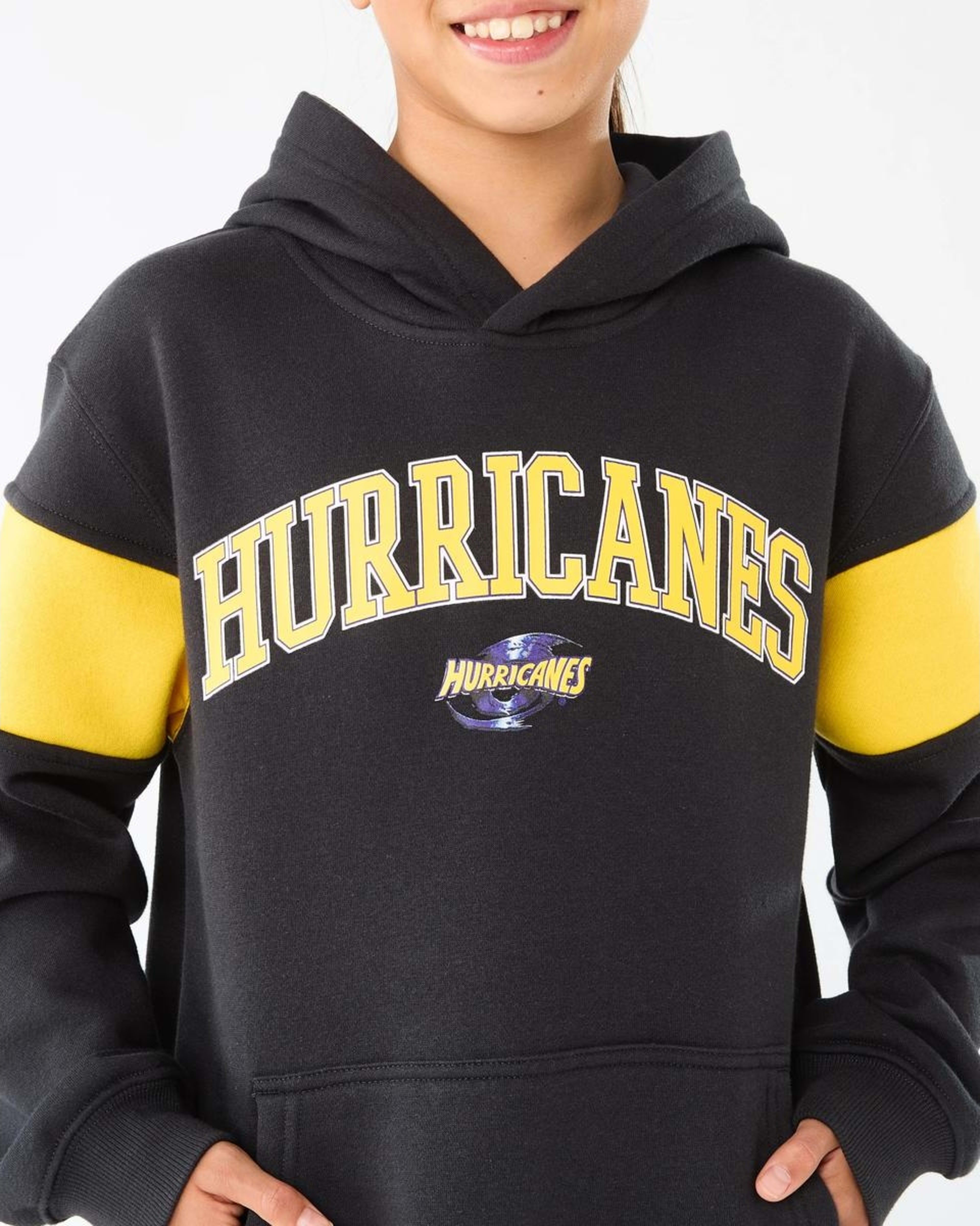 4 Official Super Rugby Youth Hoodie Hurricanes, 4 of 7