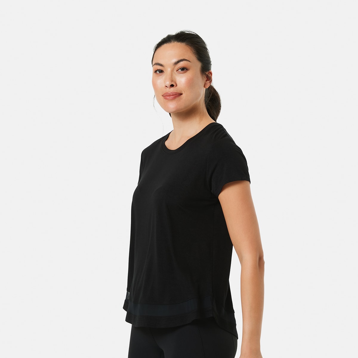 Active Womens Short Sleeve Mesh Tshirt Kmart NZ