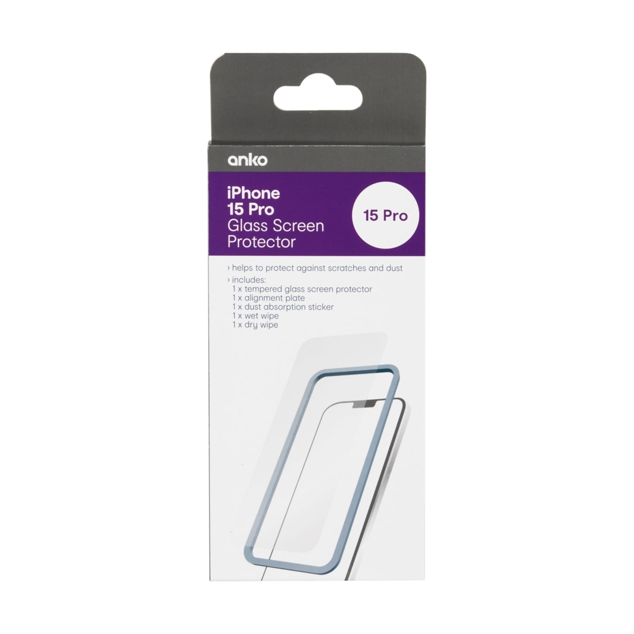 iPhone 15 Pro Protector Glass Kmart