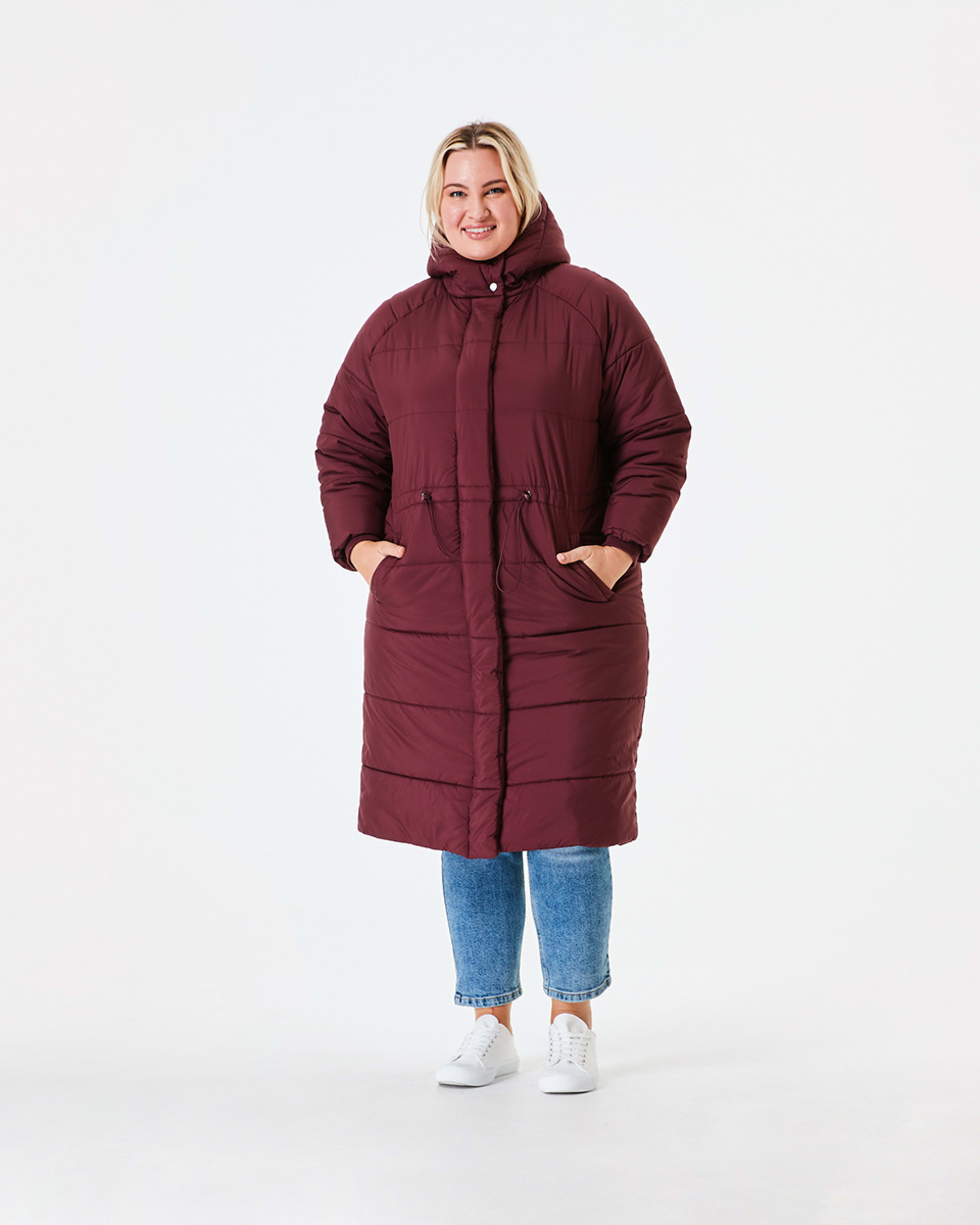 Curve Puffer Jacket Kmart
