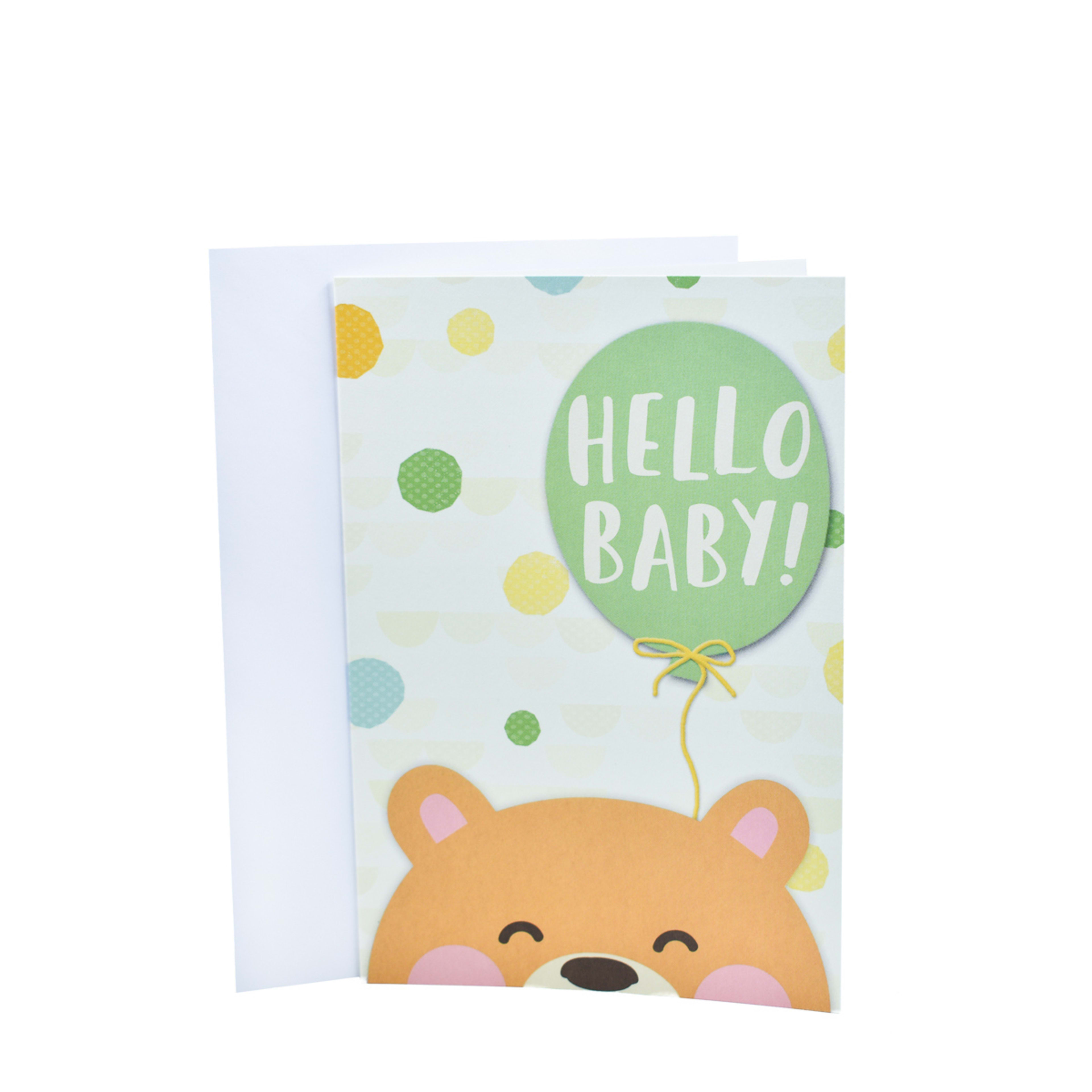 1 Hallmark Card - Hello Baby