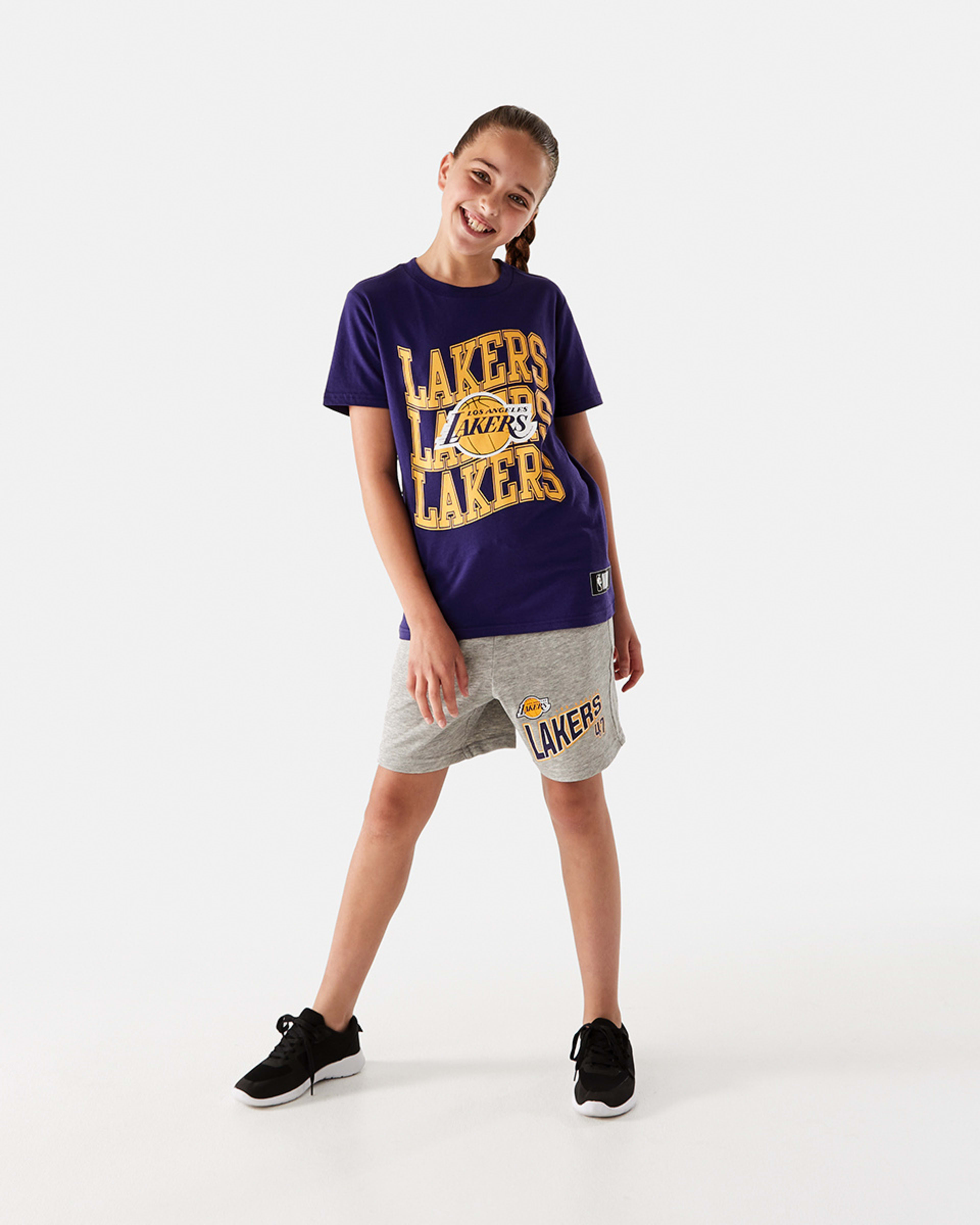 Active Kids NBA Youth Los Angeles Lakers Crew Neck Tshirt Kmart