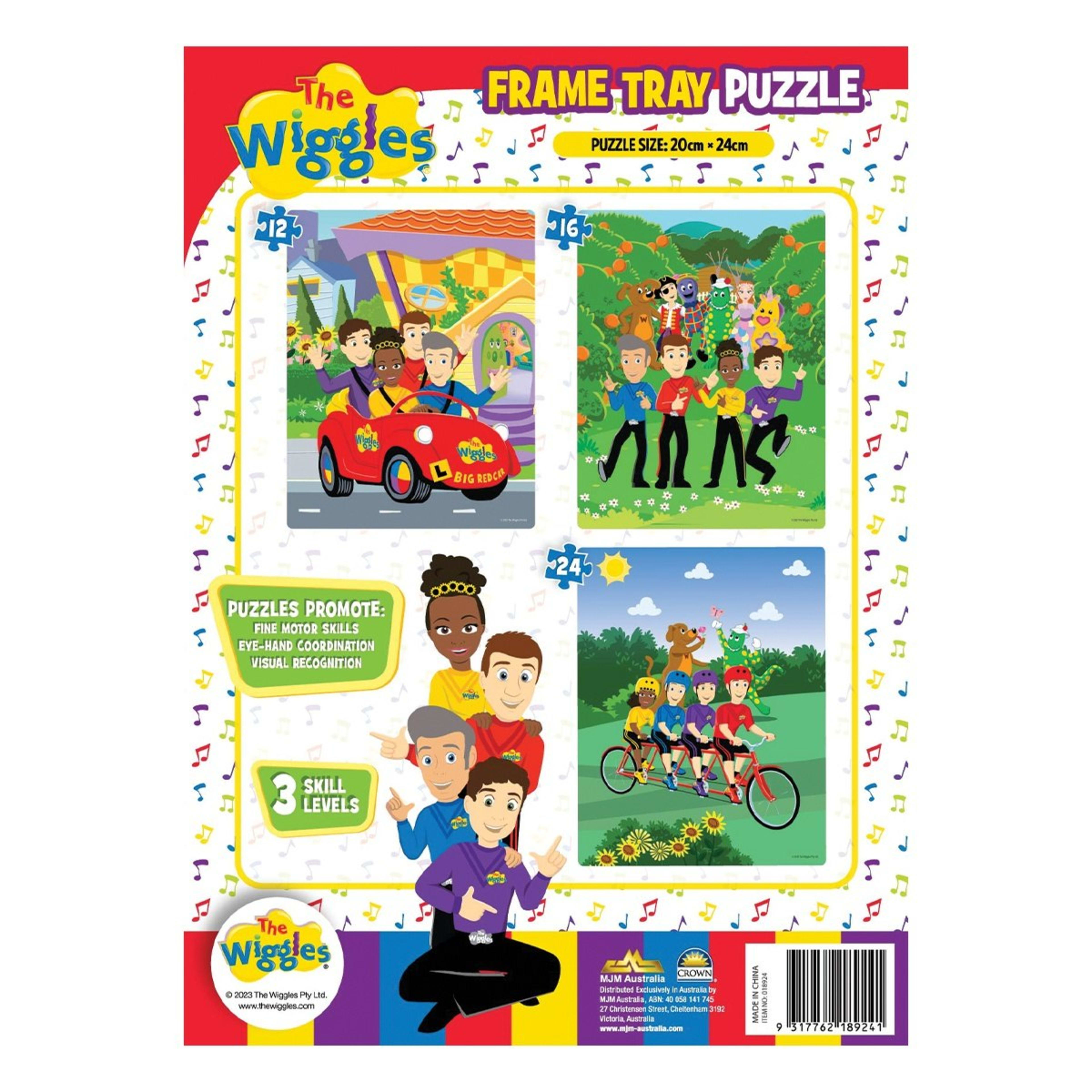3 Pack The Wiggles Frame Tray Puzzles Kmart