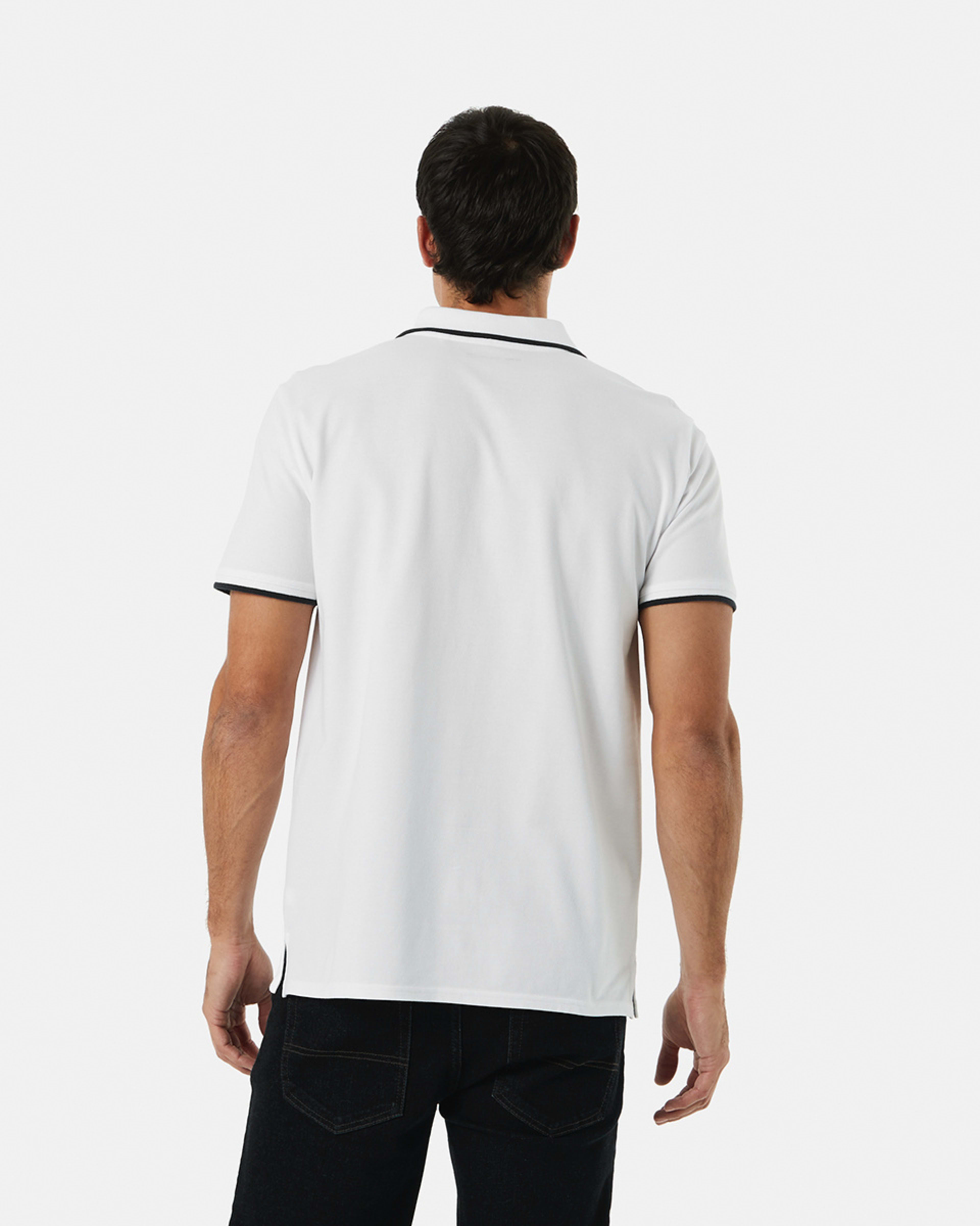 Tipped Pique Polo Shirt Kmart