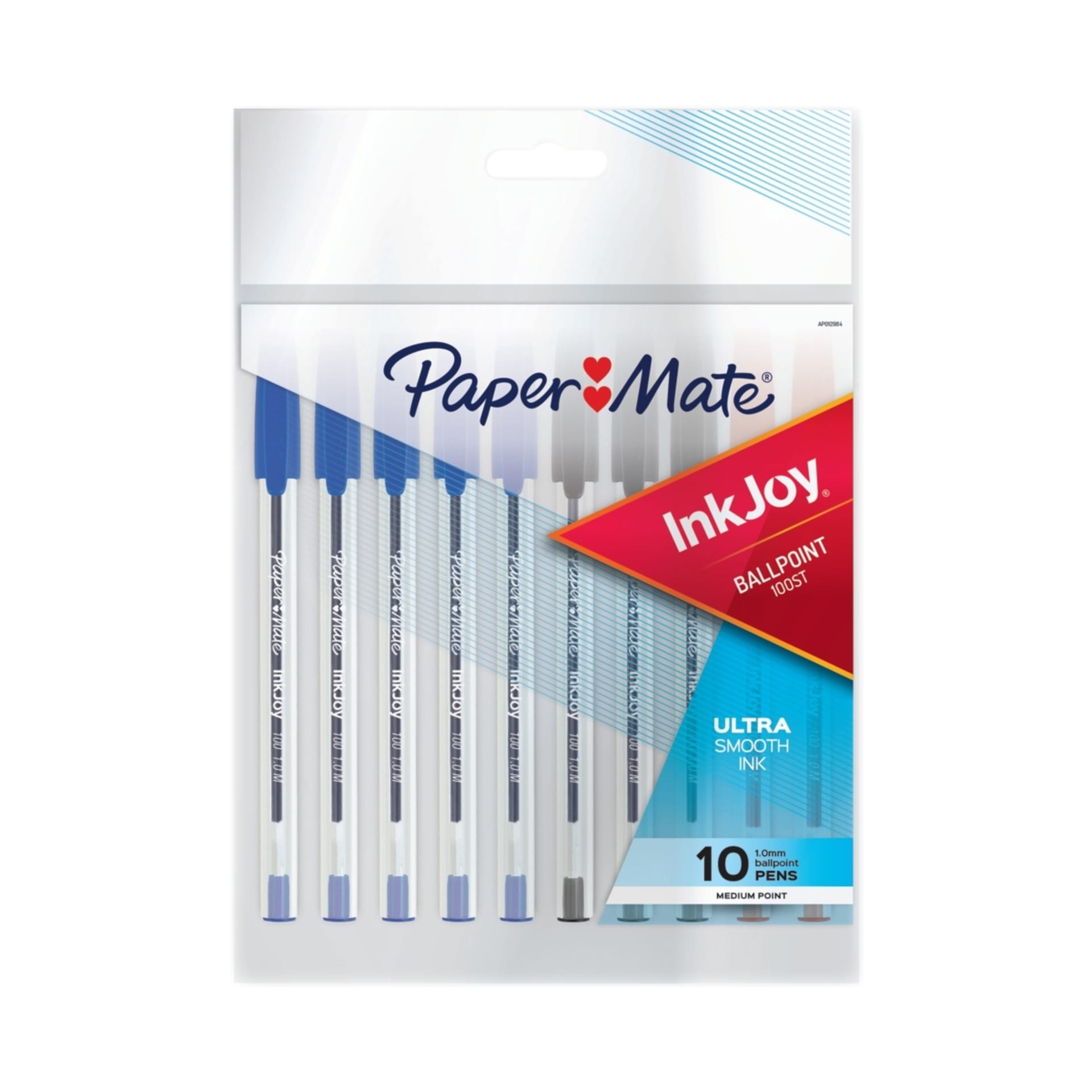10 Pack Paper Mate InkJoy 100ST Ballpoint Pen Kmart
