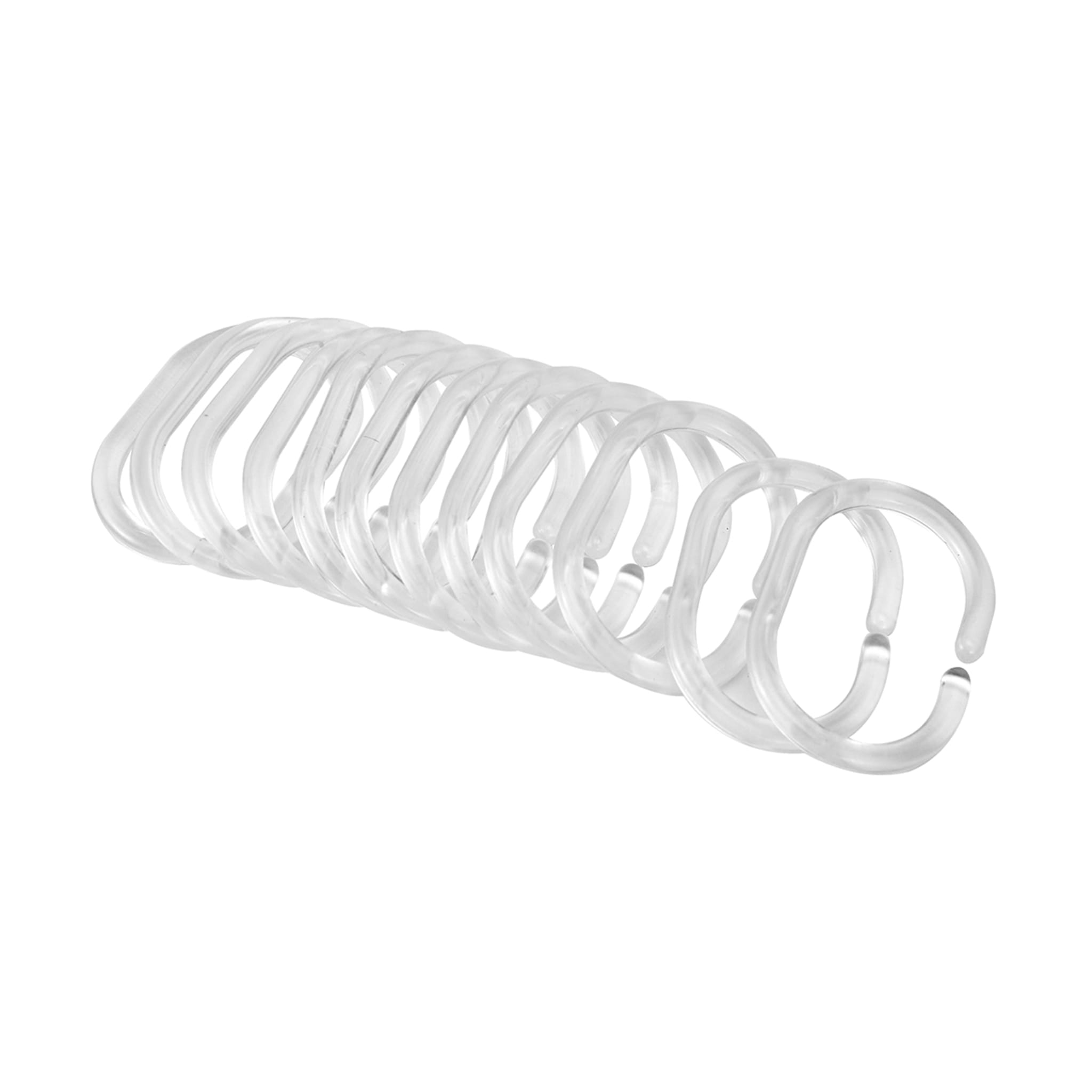 Clear Shower Curtain Rings Pack of 12 Kmart