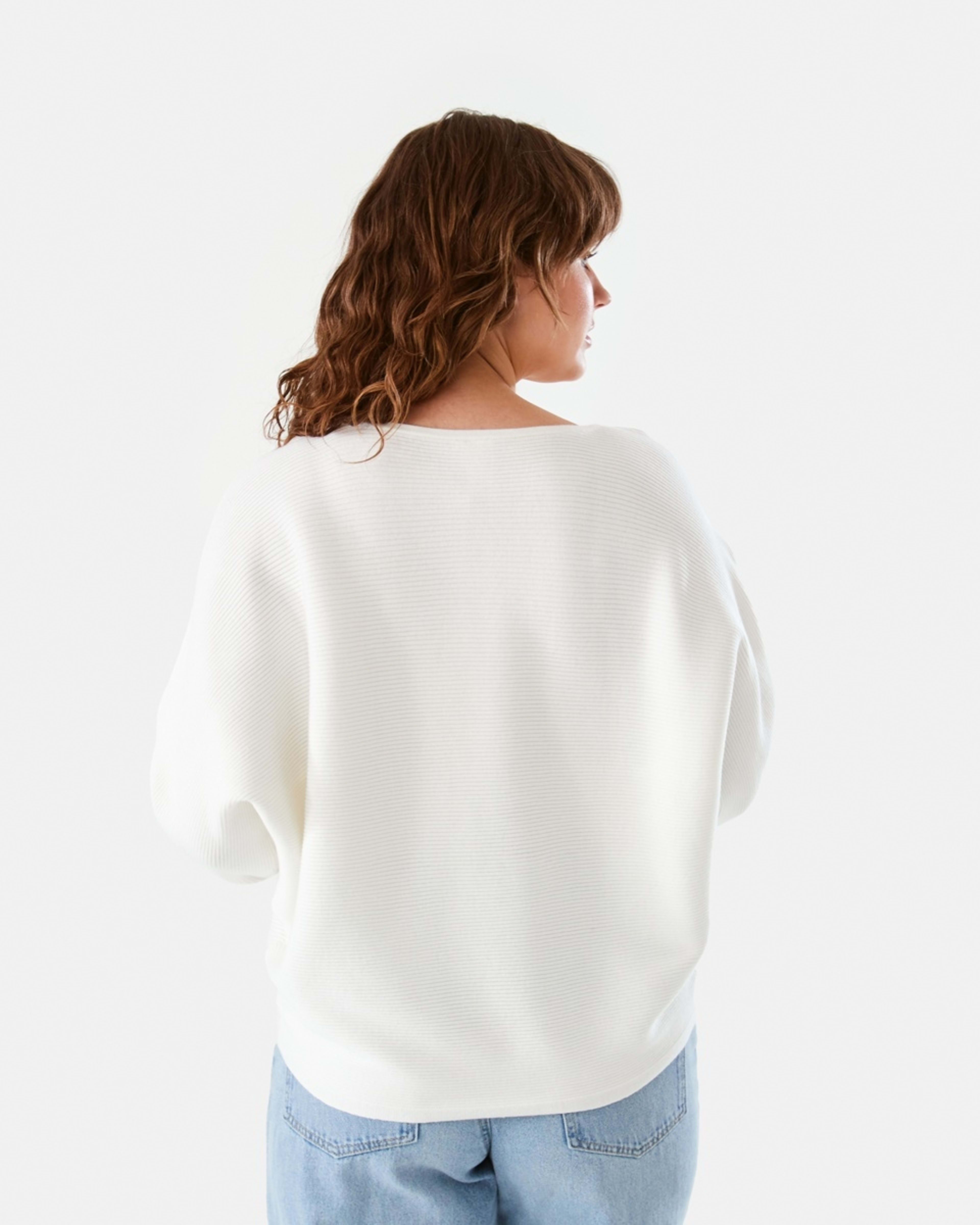 3 Batwing Jumper Ecru, 3 of 6