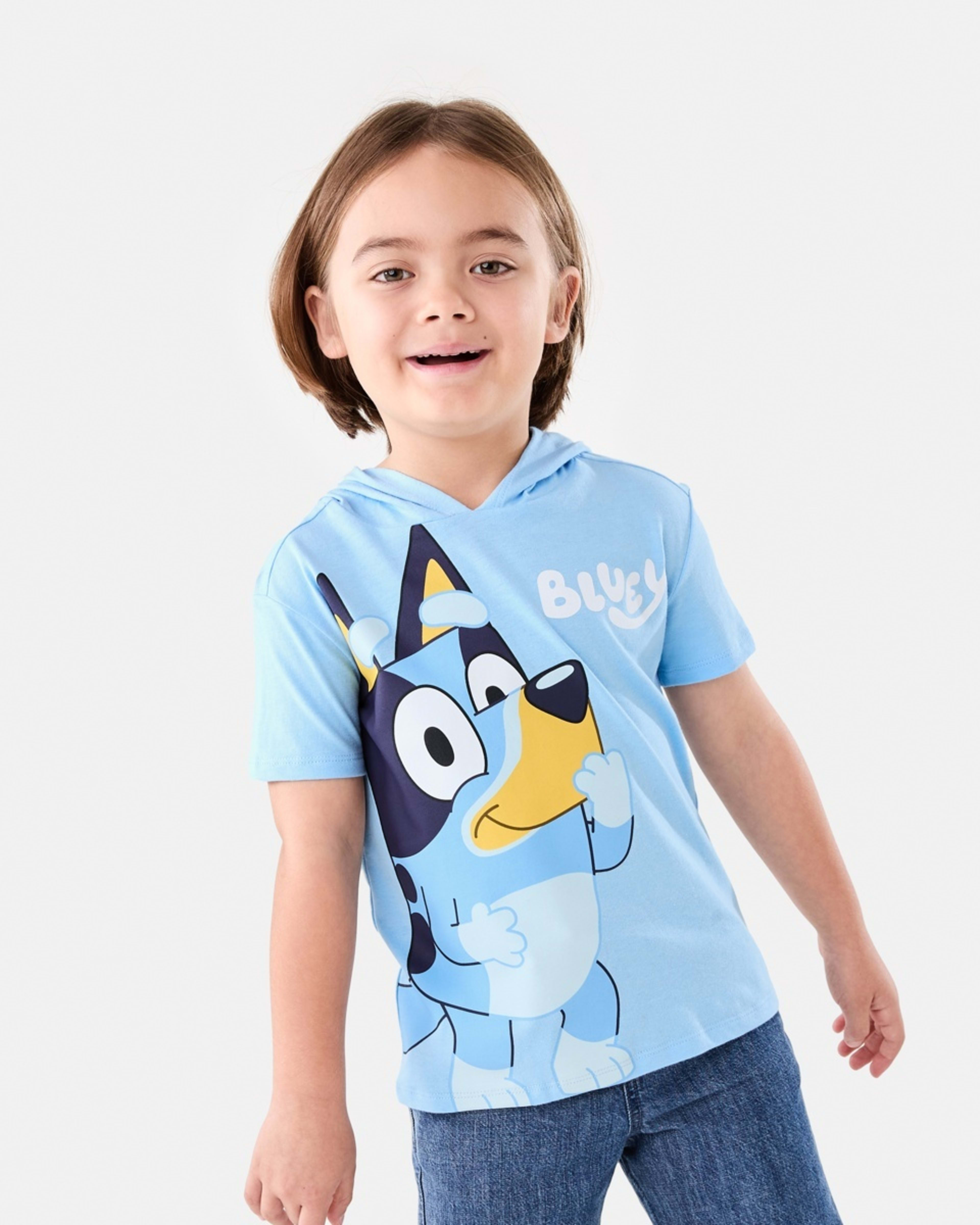 1 Bluey License Character Hooded T-shirt BLUEY