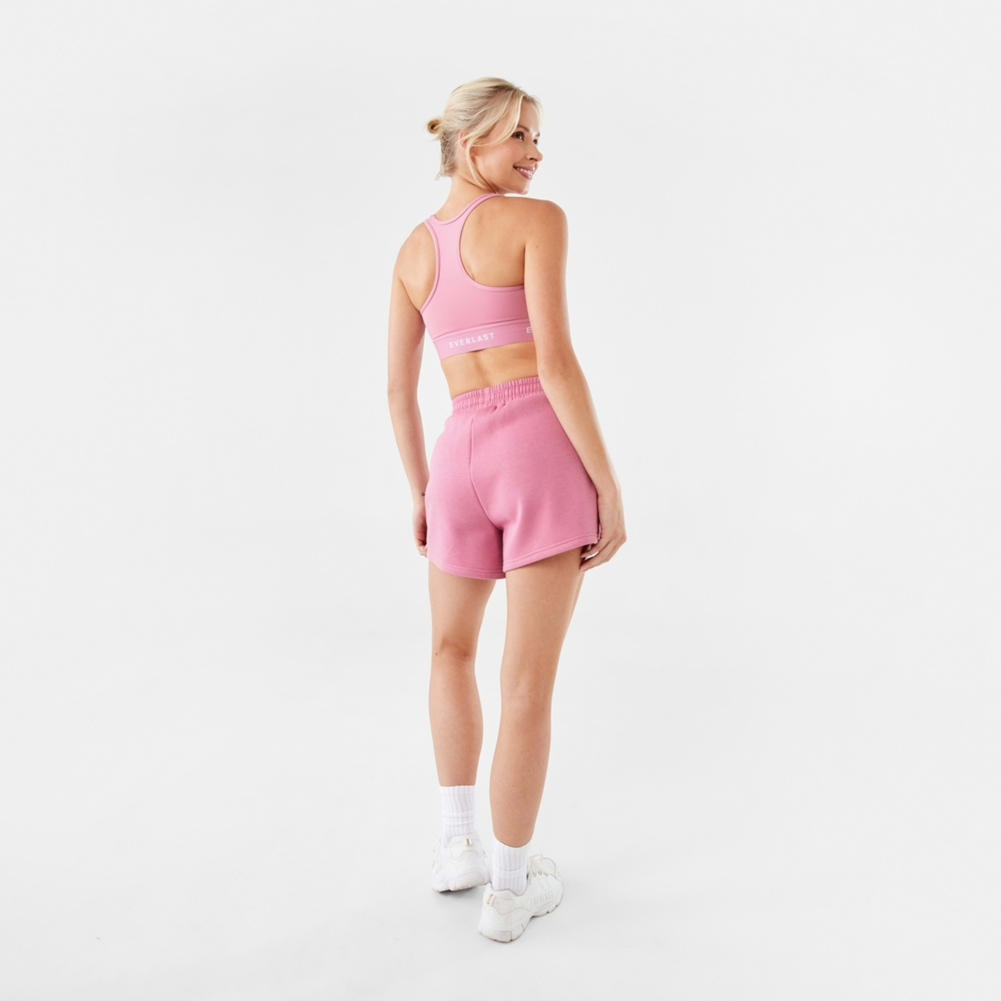 5 Everlast Womens Racer Back Sports Crop Top Everlast Branded Waistband, 5 of 9
