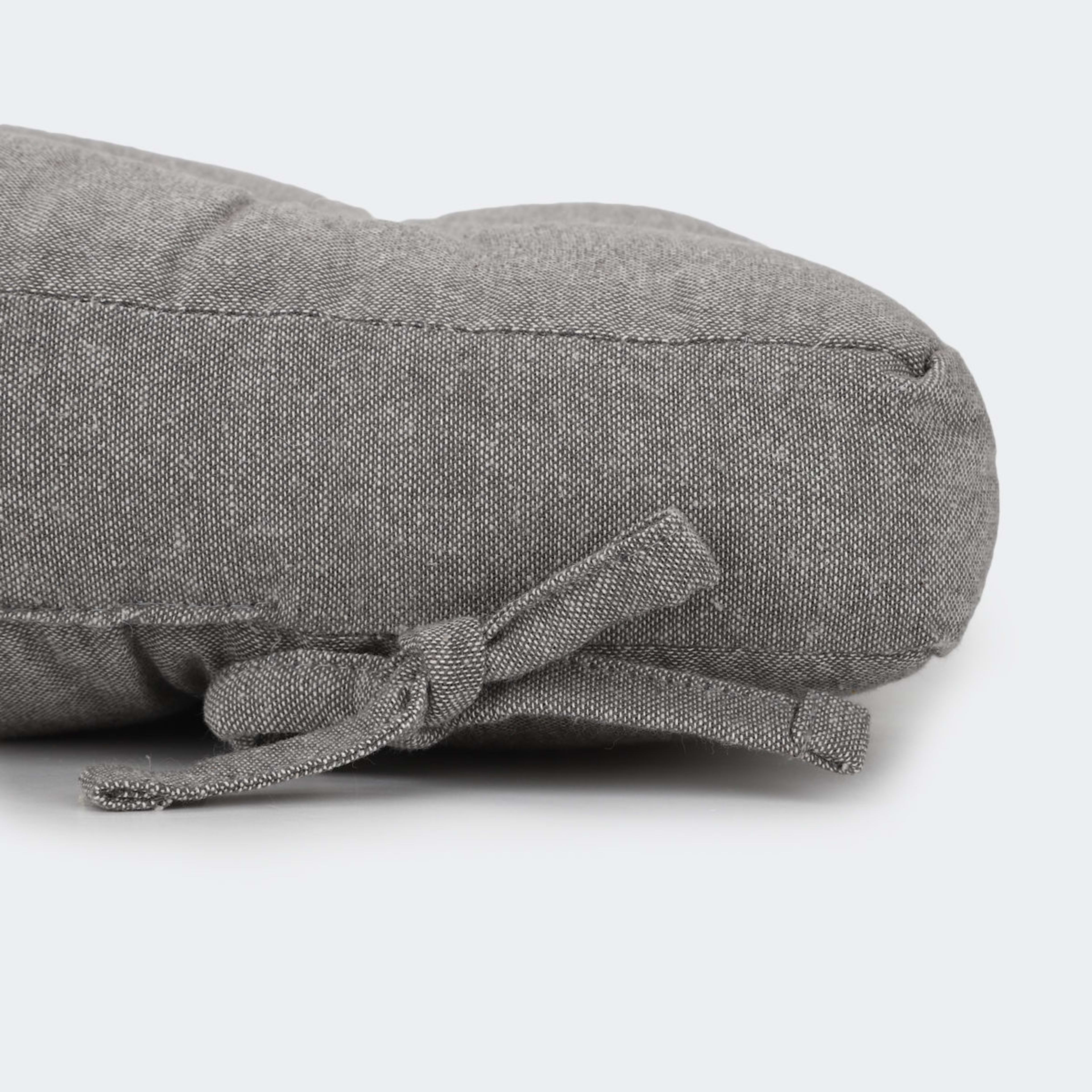 Chambray Chair Pad - Grey - Kmart