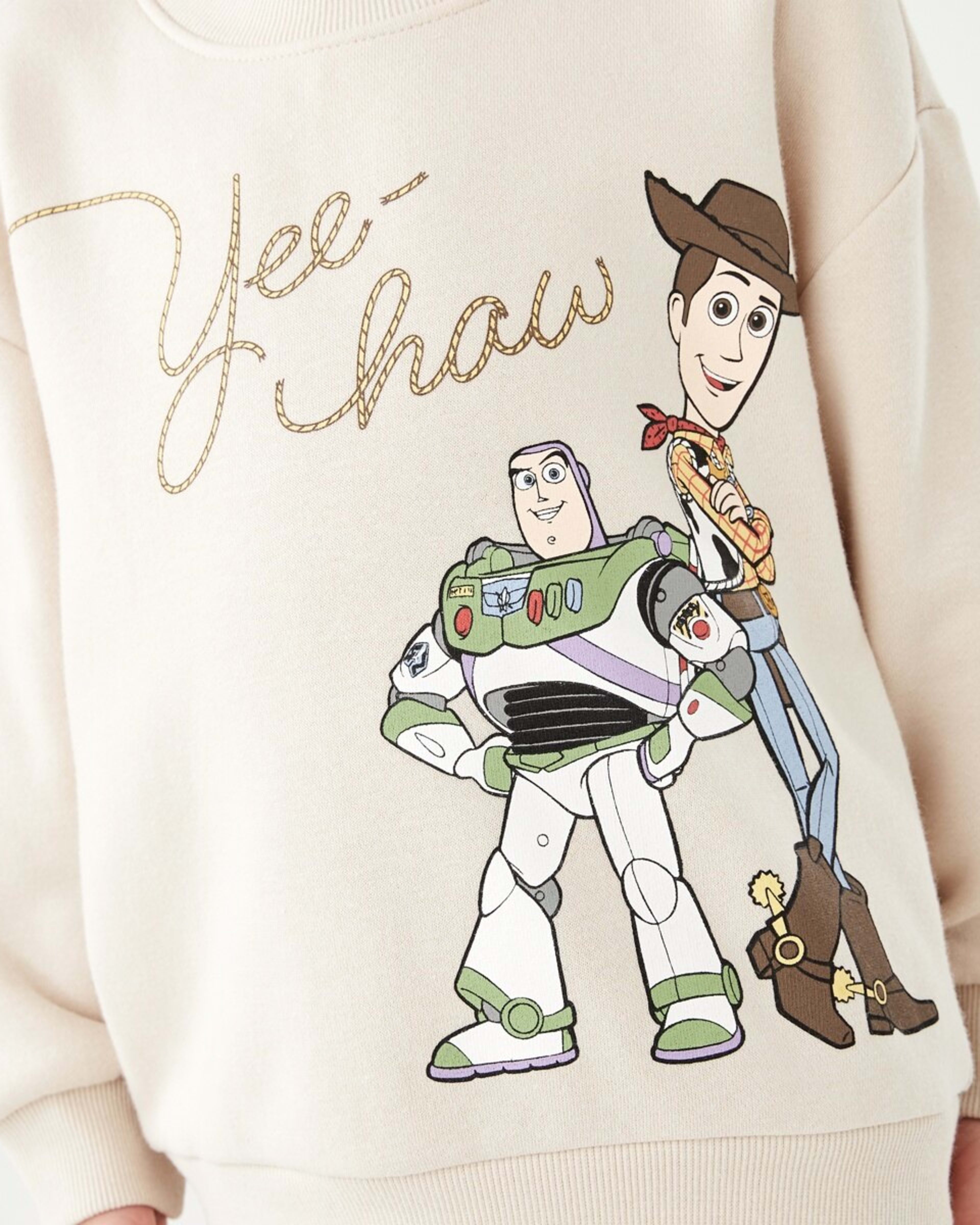 4 Toy Story License Print Oversized Crew Neck Sweatshirt Toy Story Yee Haw, 4 of 8