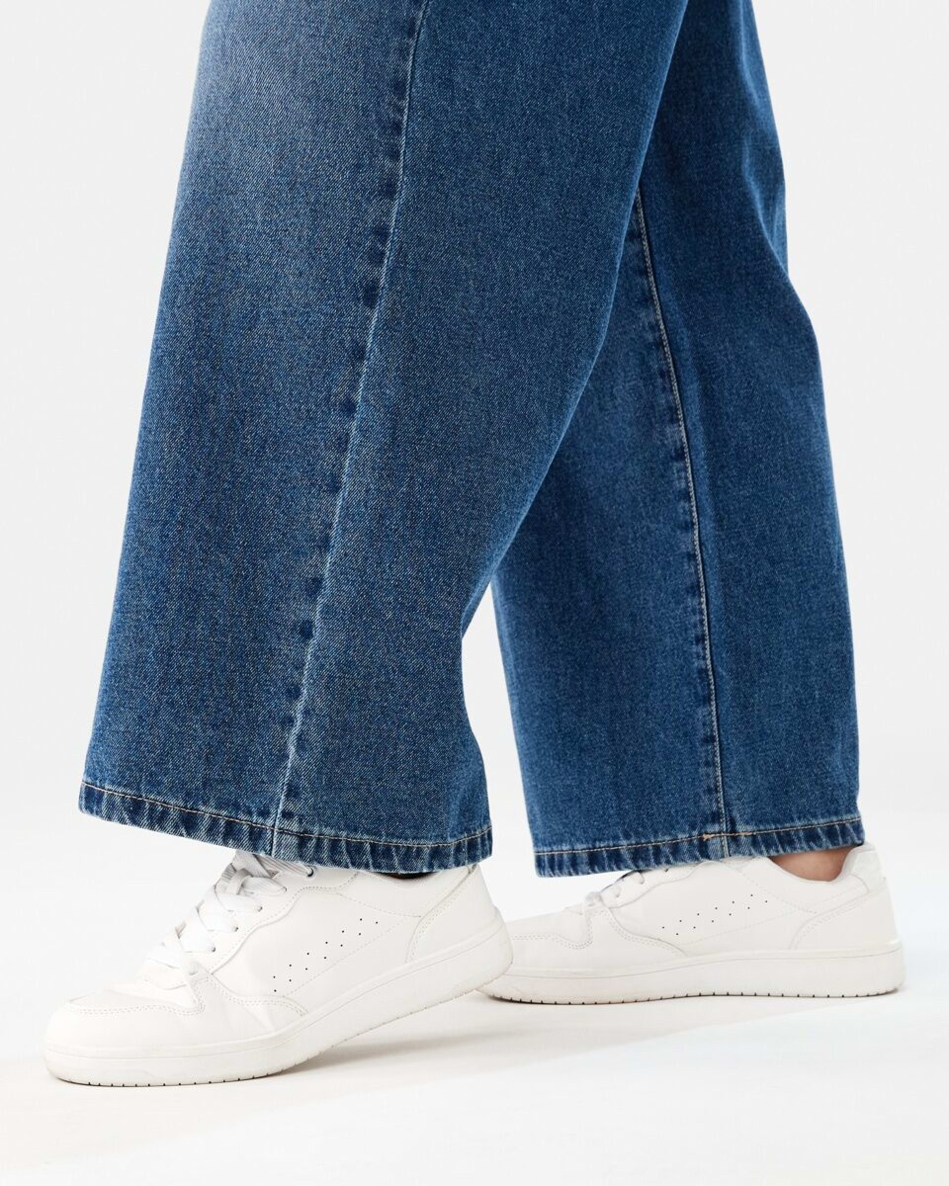 7 Wide Leg Jeans MID WASH, 7 of 9