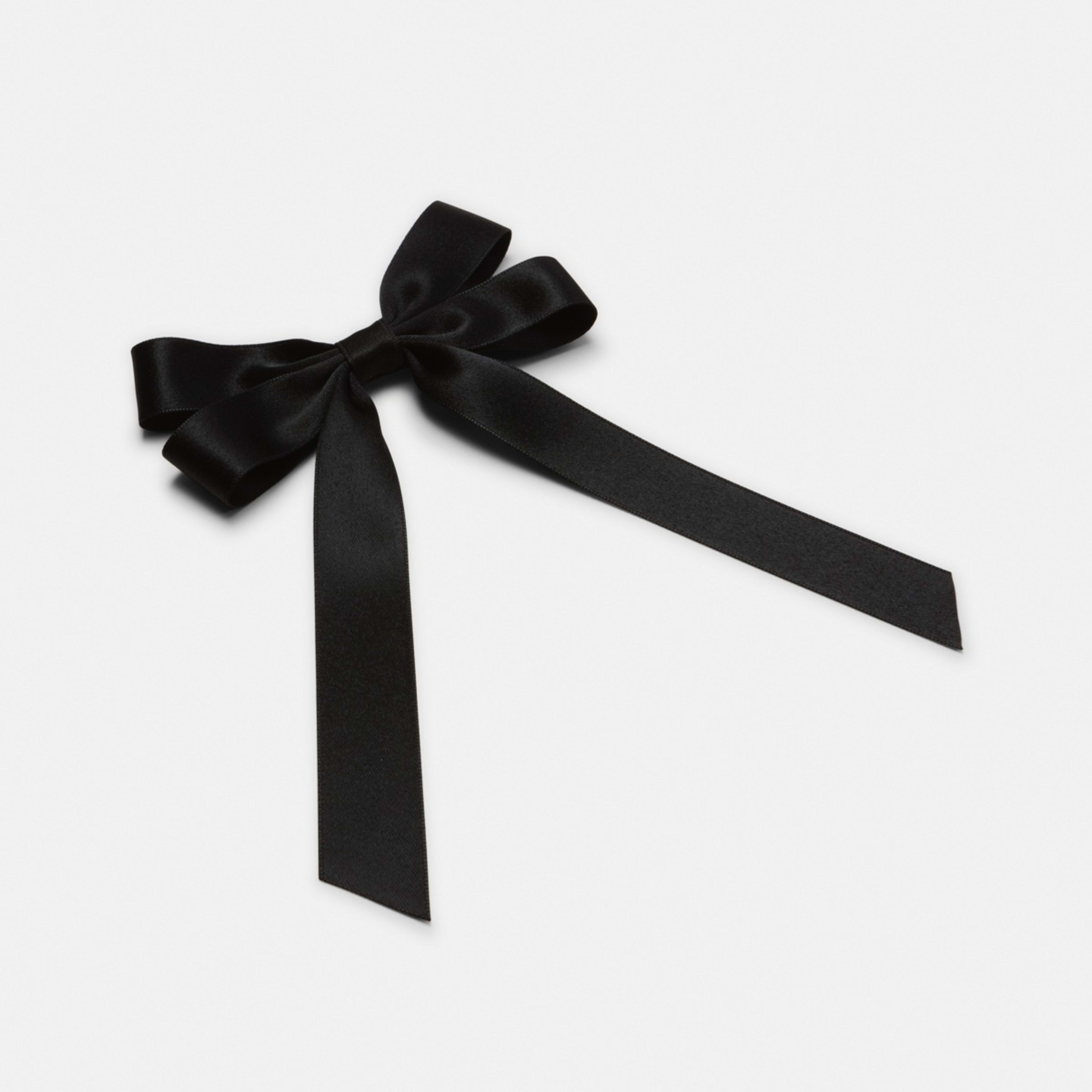 2 Black Large Bow Hair Clip, 2 of 4