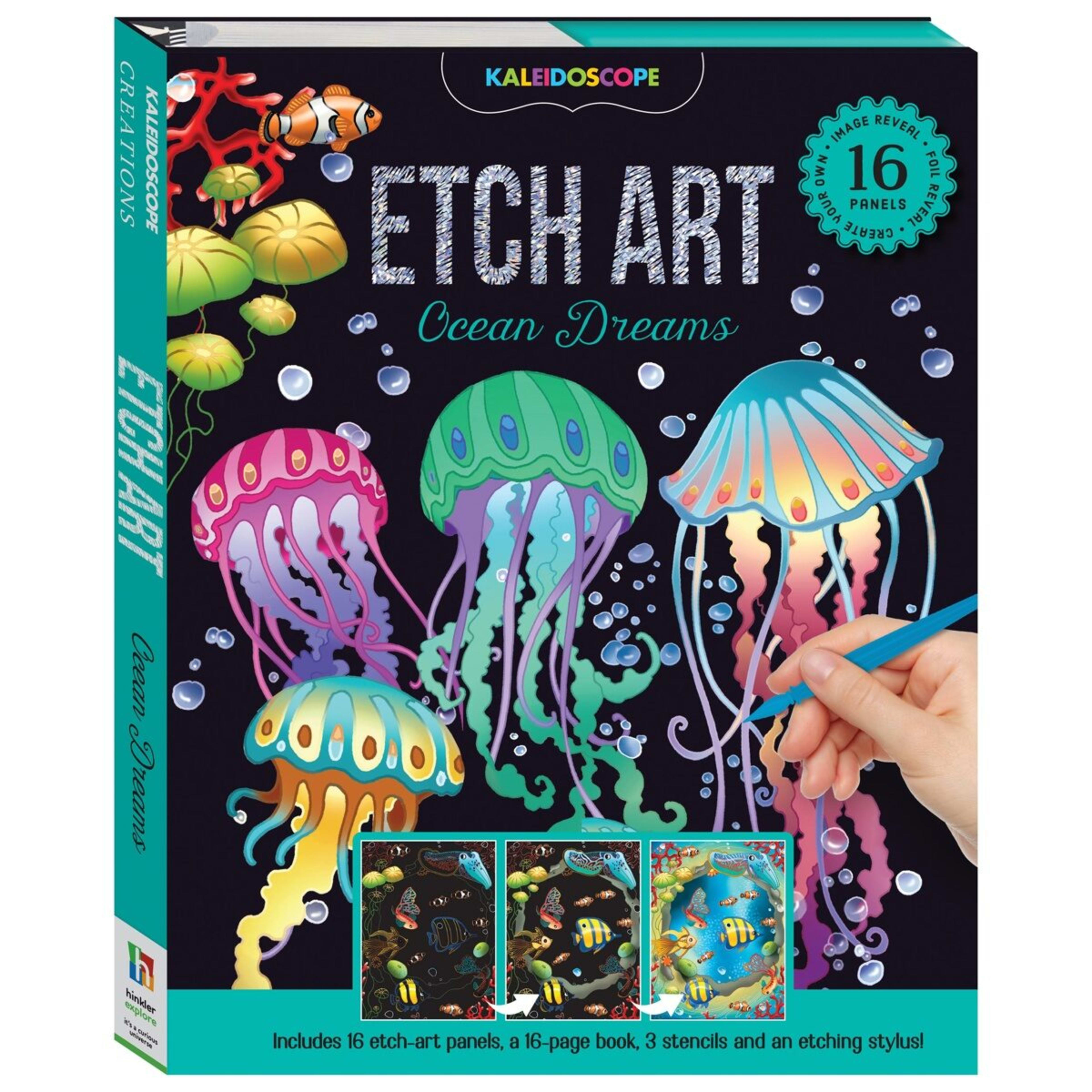1 Kaleidoscope Etch Art Creations: Ocean Dreams - Book