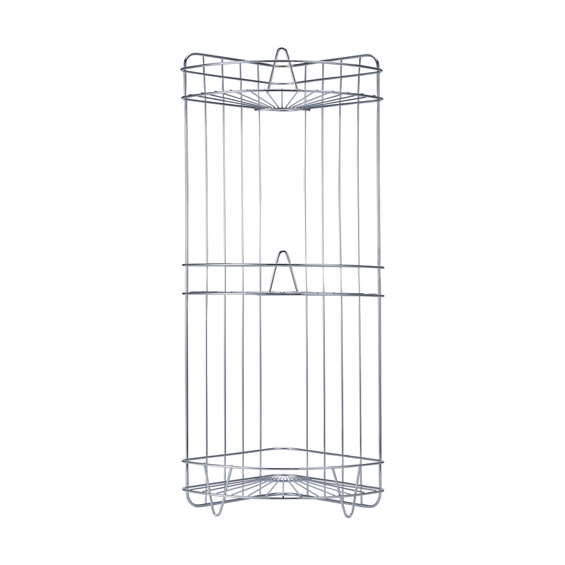 Wire Chrome Corner Caddy Kmart