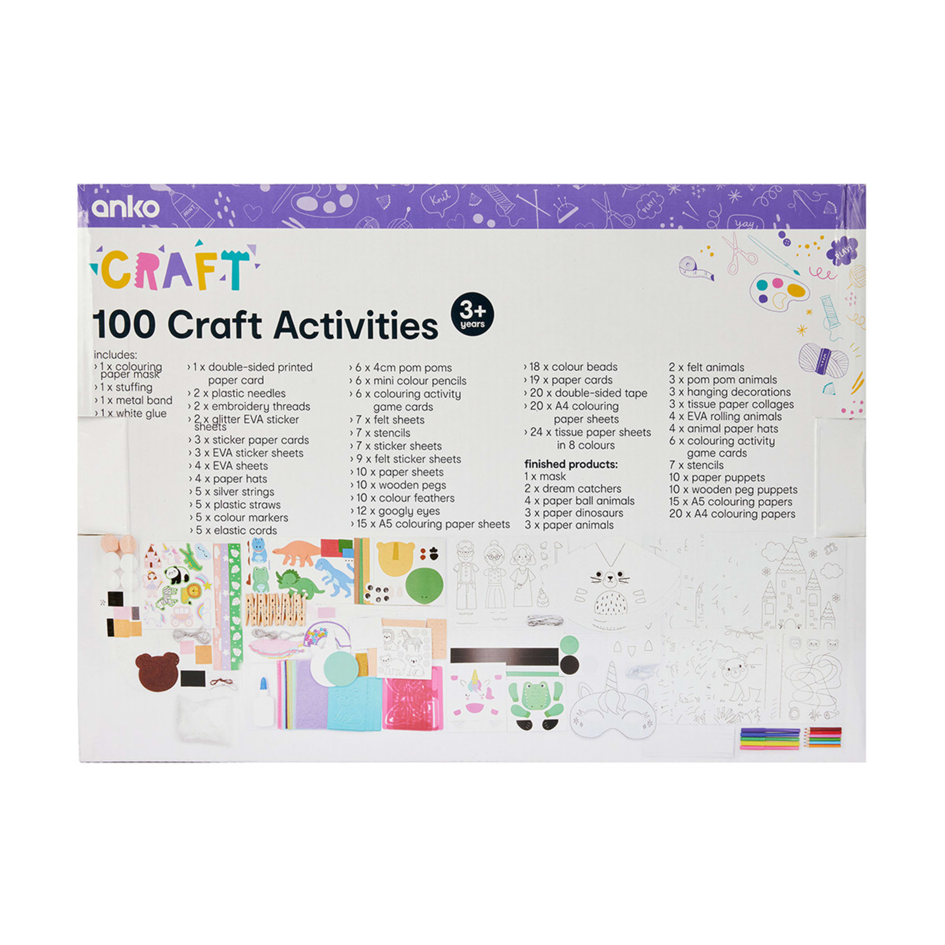 100 Craft Activities Kmart