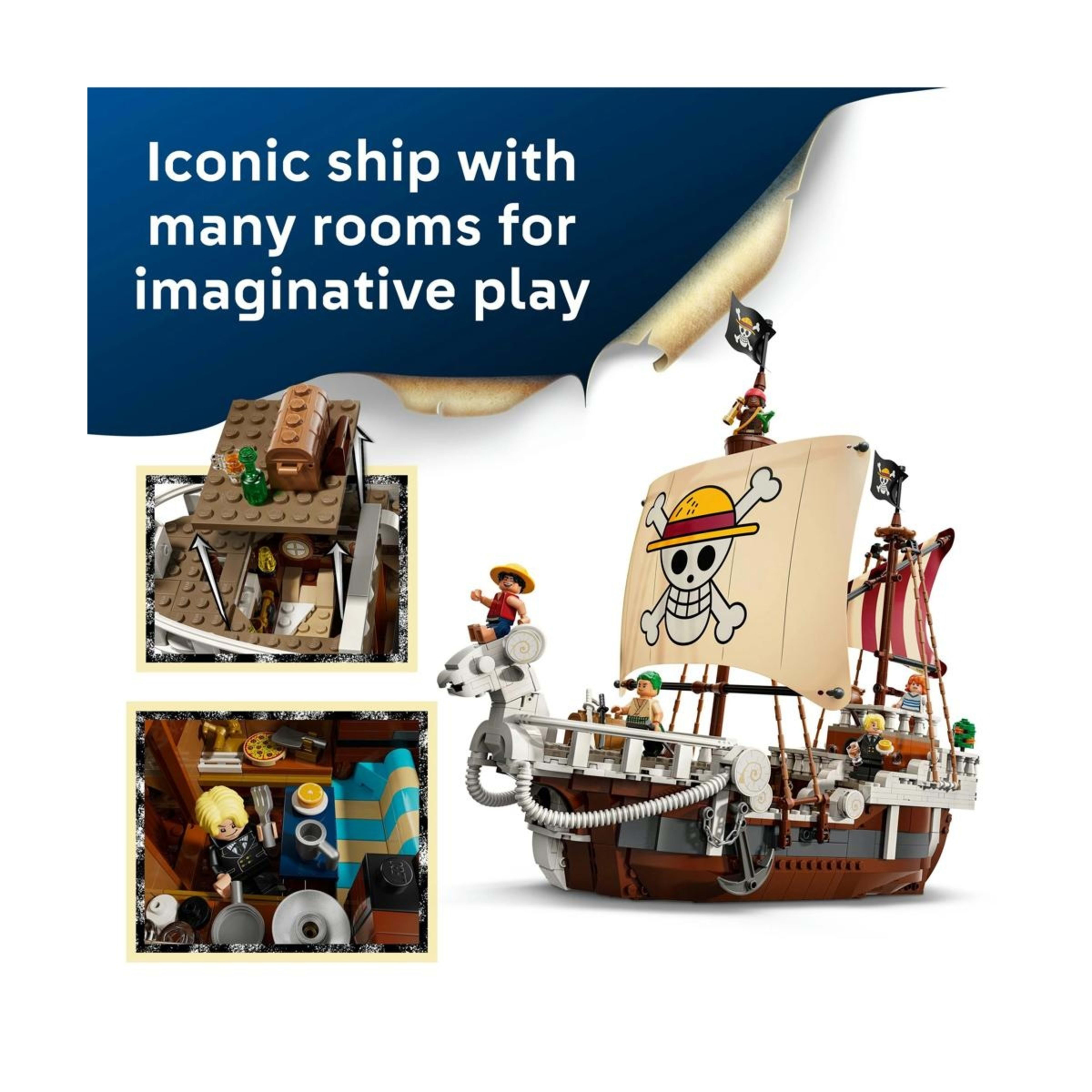 4 LEGO ONE PIECE The Going Merry Pirate Ship 75639, 4 of 10