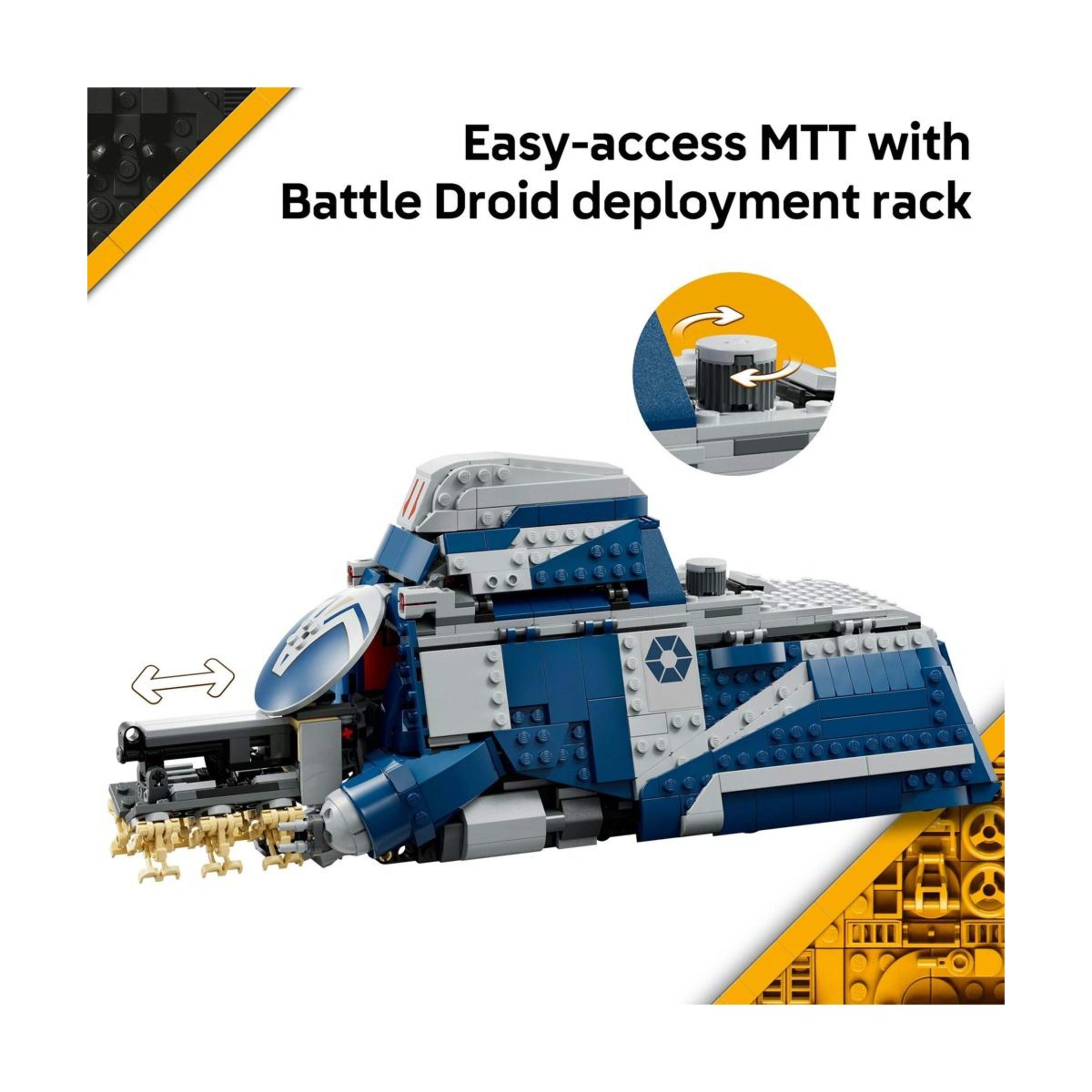 4 LEGO Star Wars Battle of Felucia Separatist MTT 75435, 4 of 10