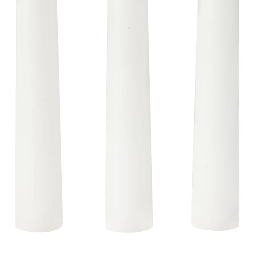 3 Pack White Taper Candles Kmart