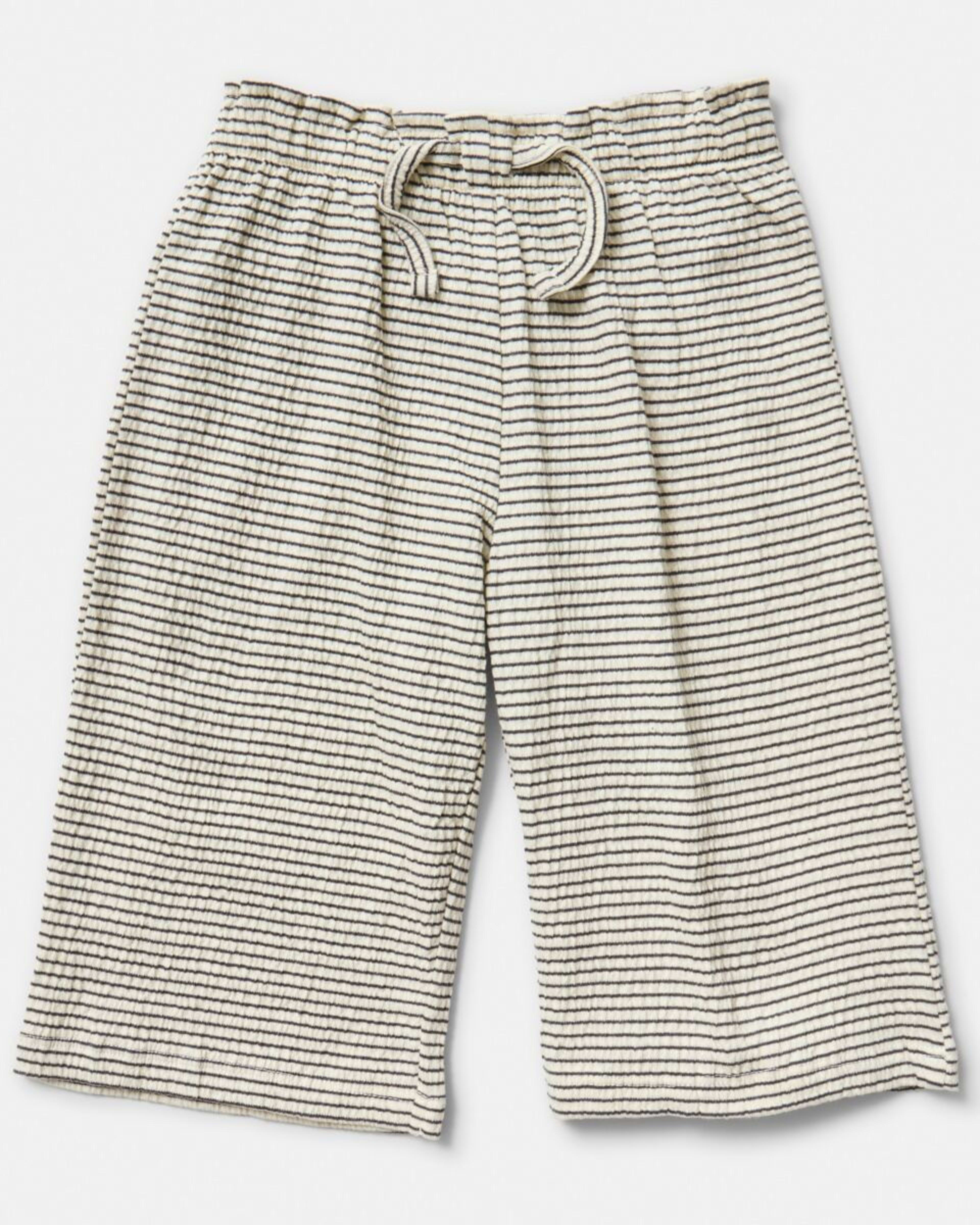 1 Crinkle Pants CREAM STRIPES