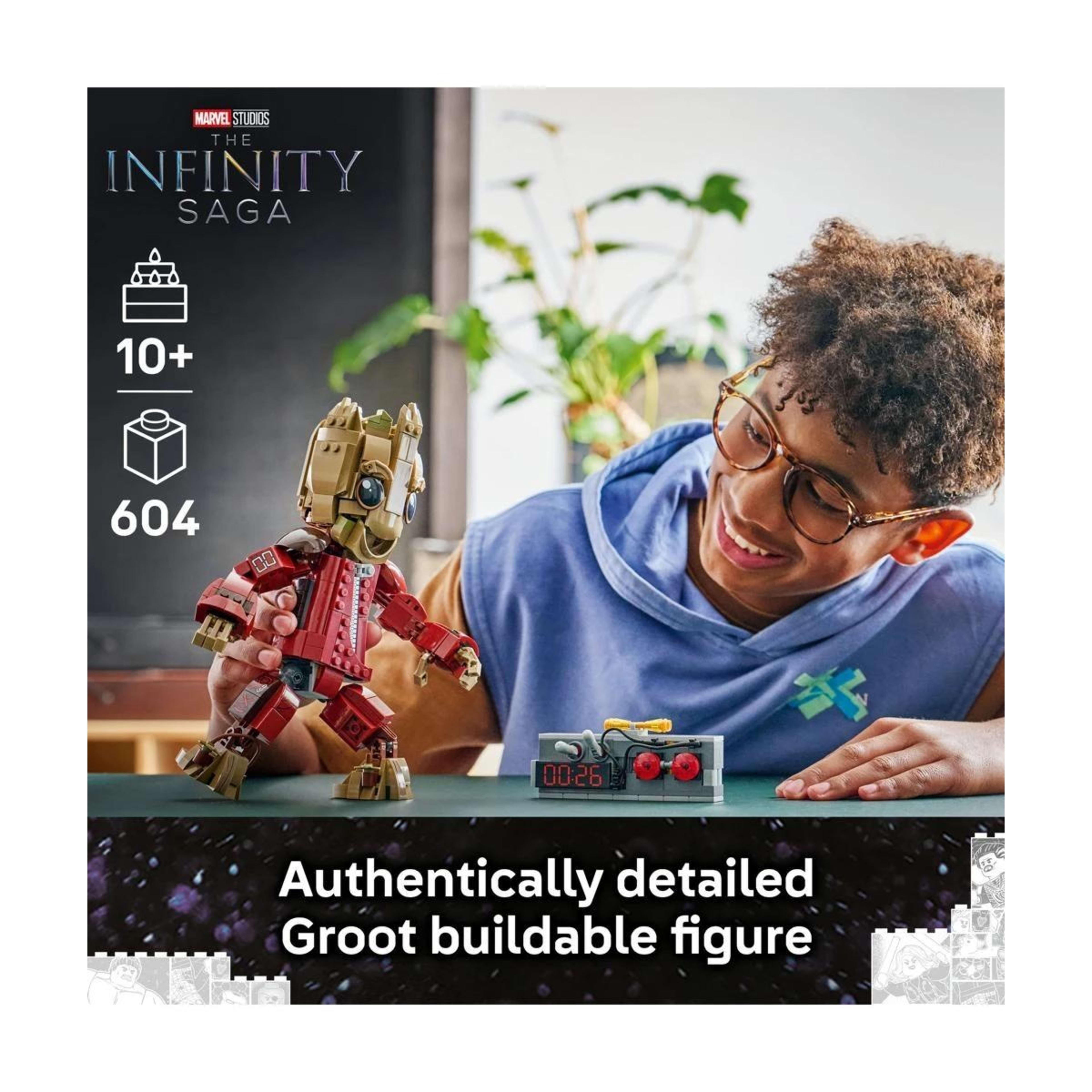 3 LEGO Super Heroes Ravager Jumpsuit Groot 76341, 3 of 10