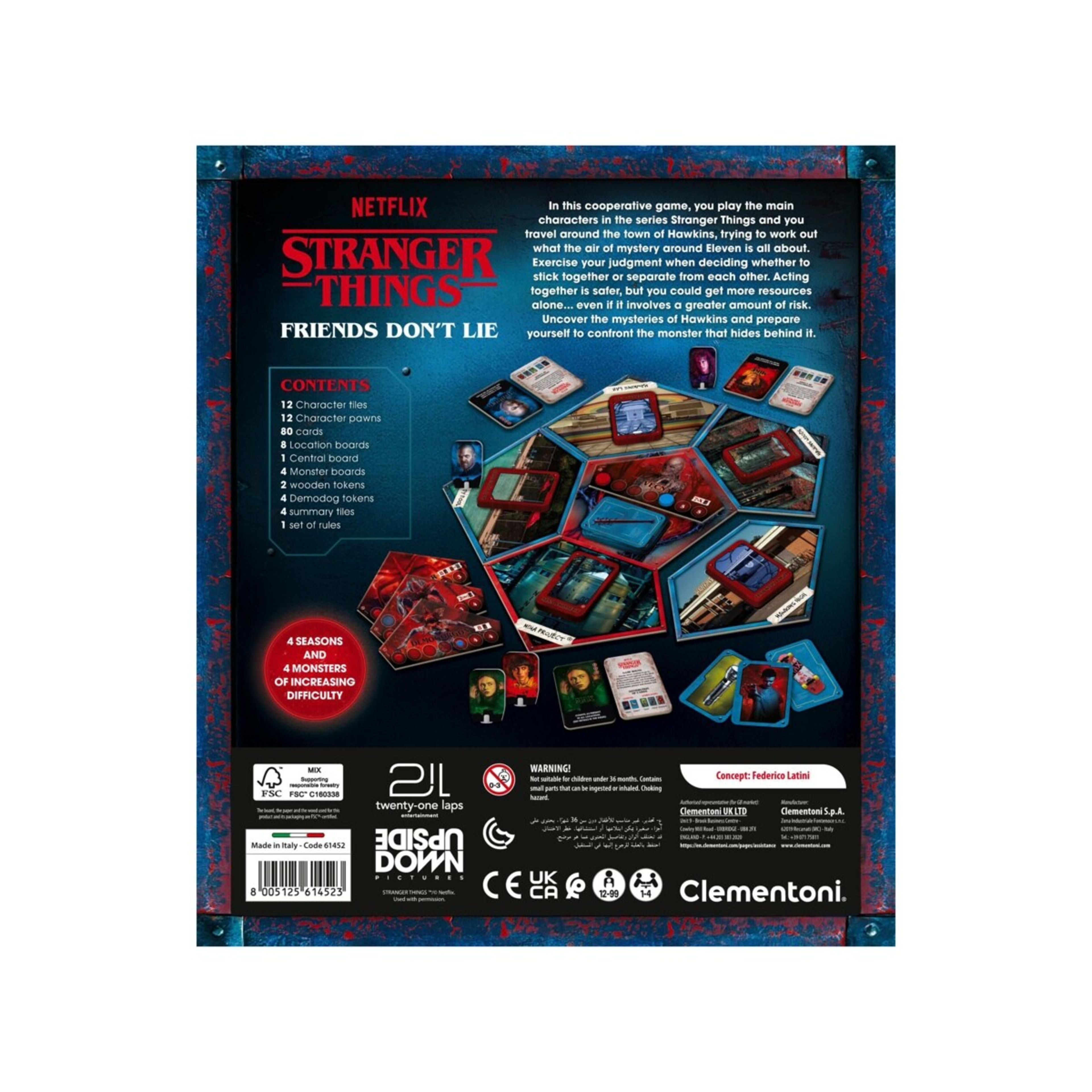 4 Stranger Things Friends Don't Lie Board Game, 4 of 4