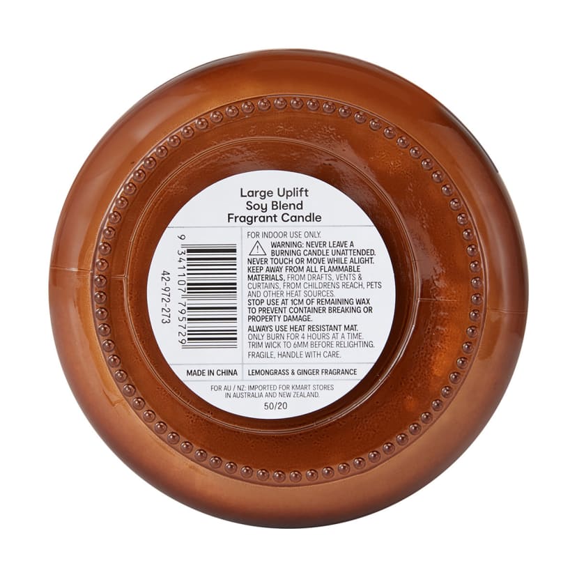 Uplift Soy Blend Fragrant Candle Large Kmart