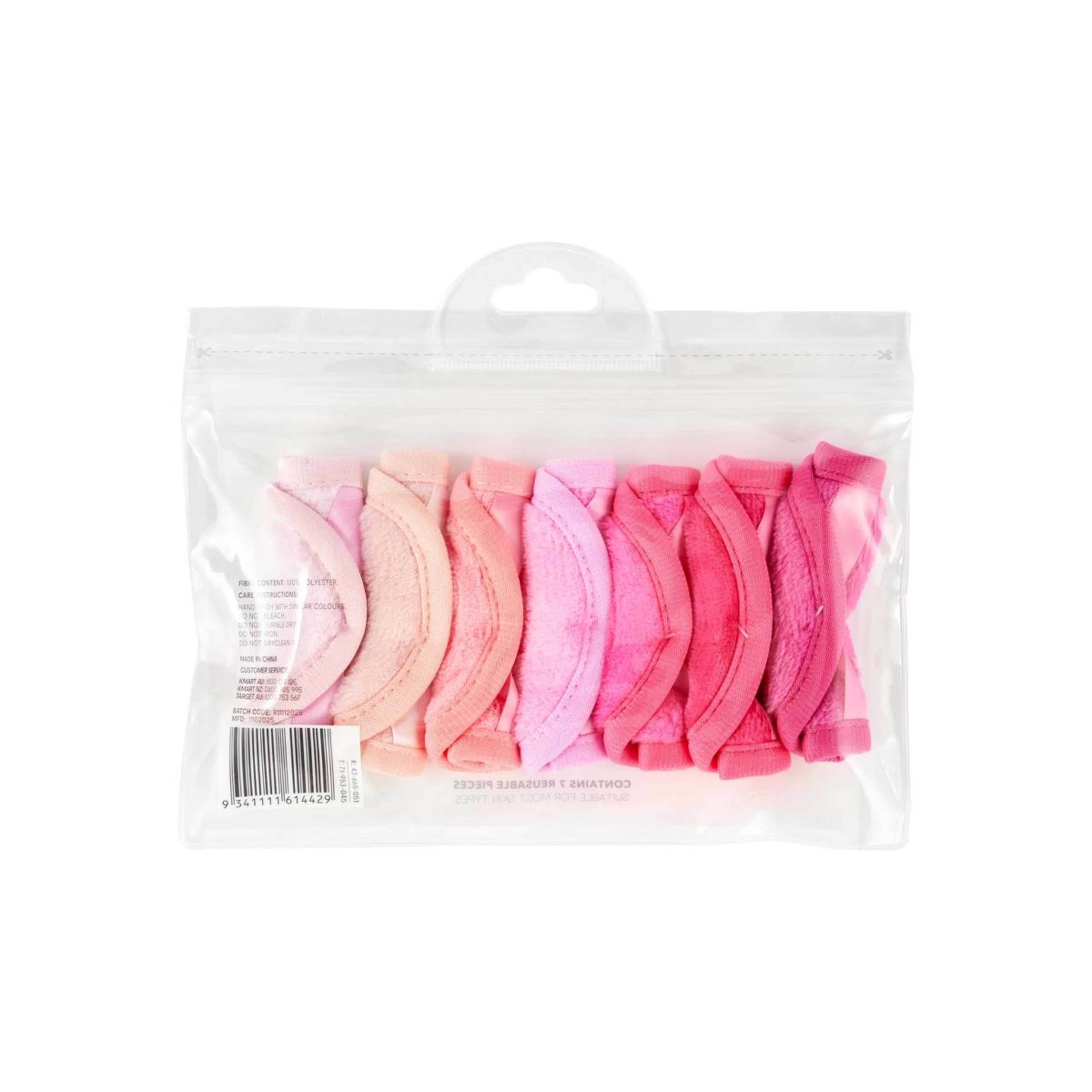 6 OXX Skincare 7 Pack Makeup Eraser Cleansing Cloth - Pink, 6 of 6