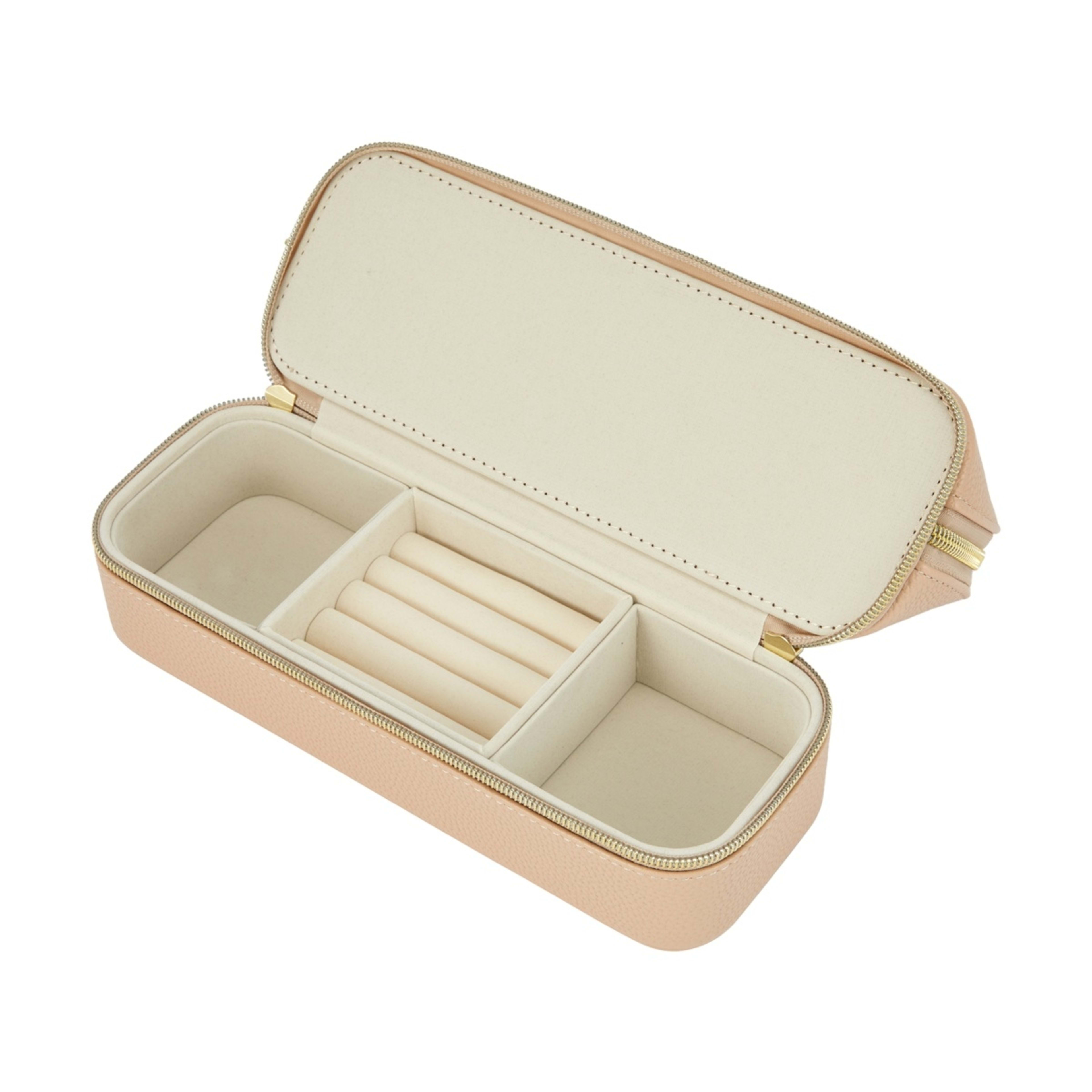 6 Taupe Zip Jewellery Case, 6 of 9