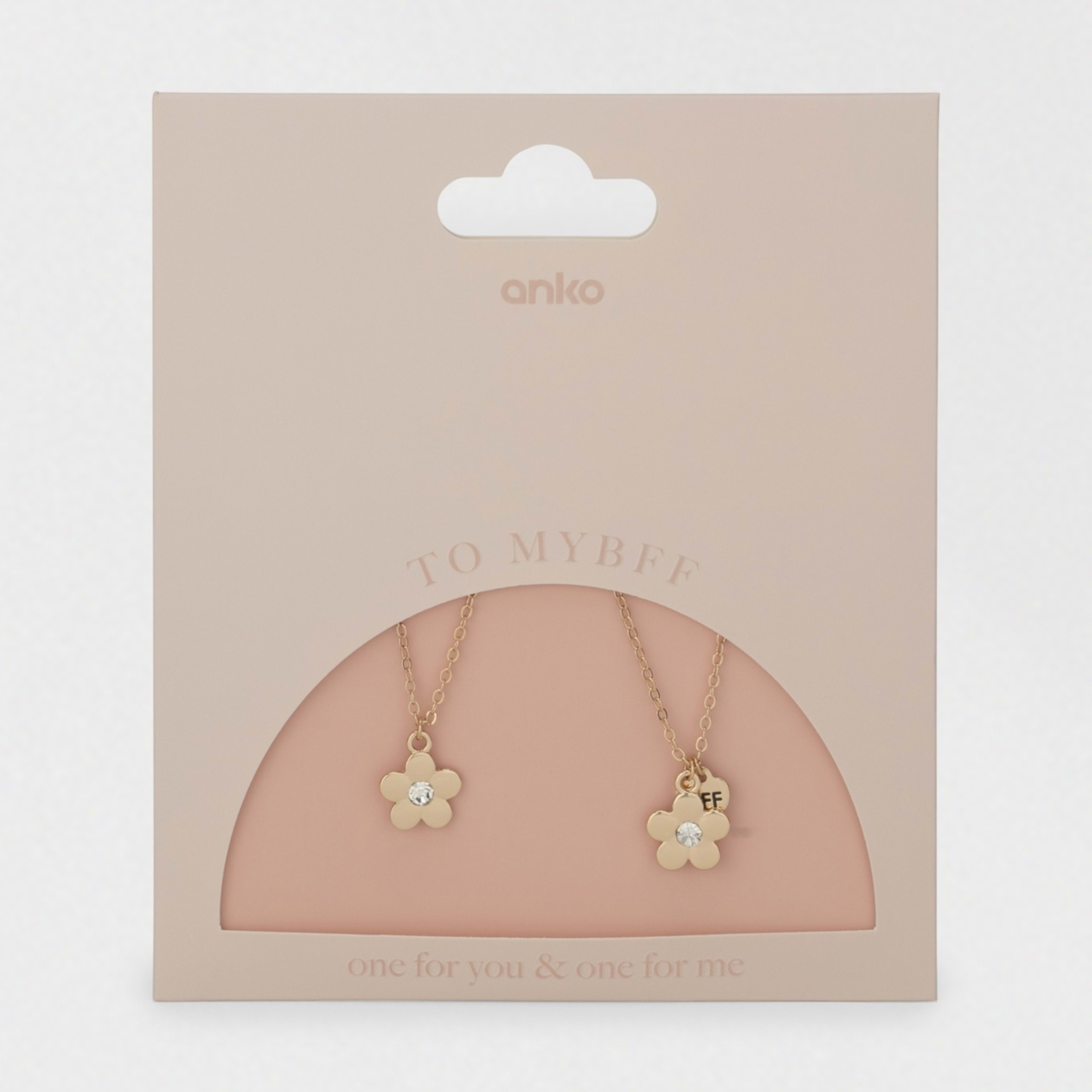 4 2 Pack BFF Daisy Necklace - Gold Tone, 4 of 4