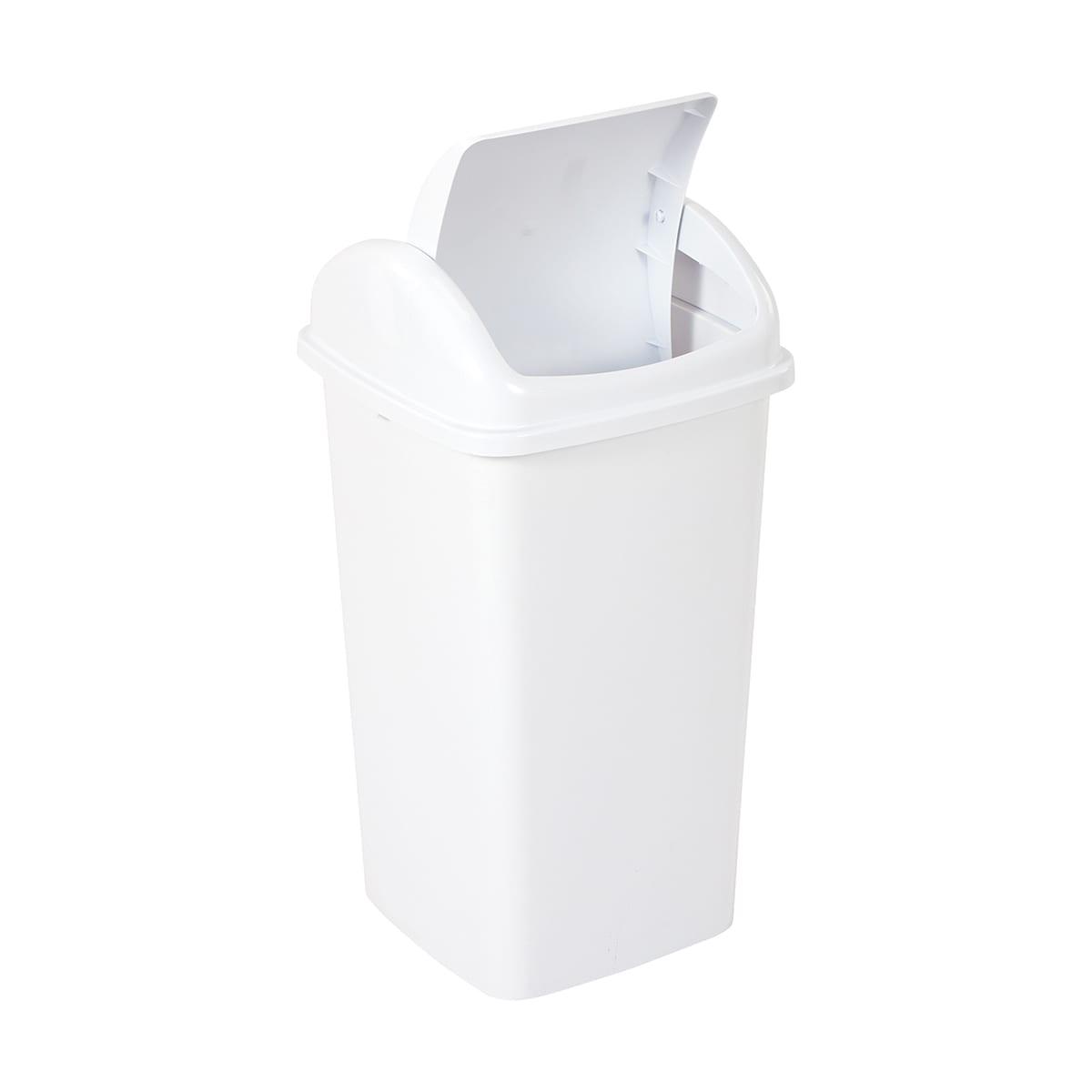 27L Swing Top Bin White Kmart