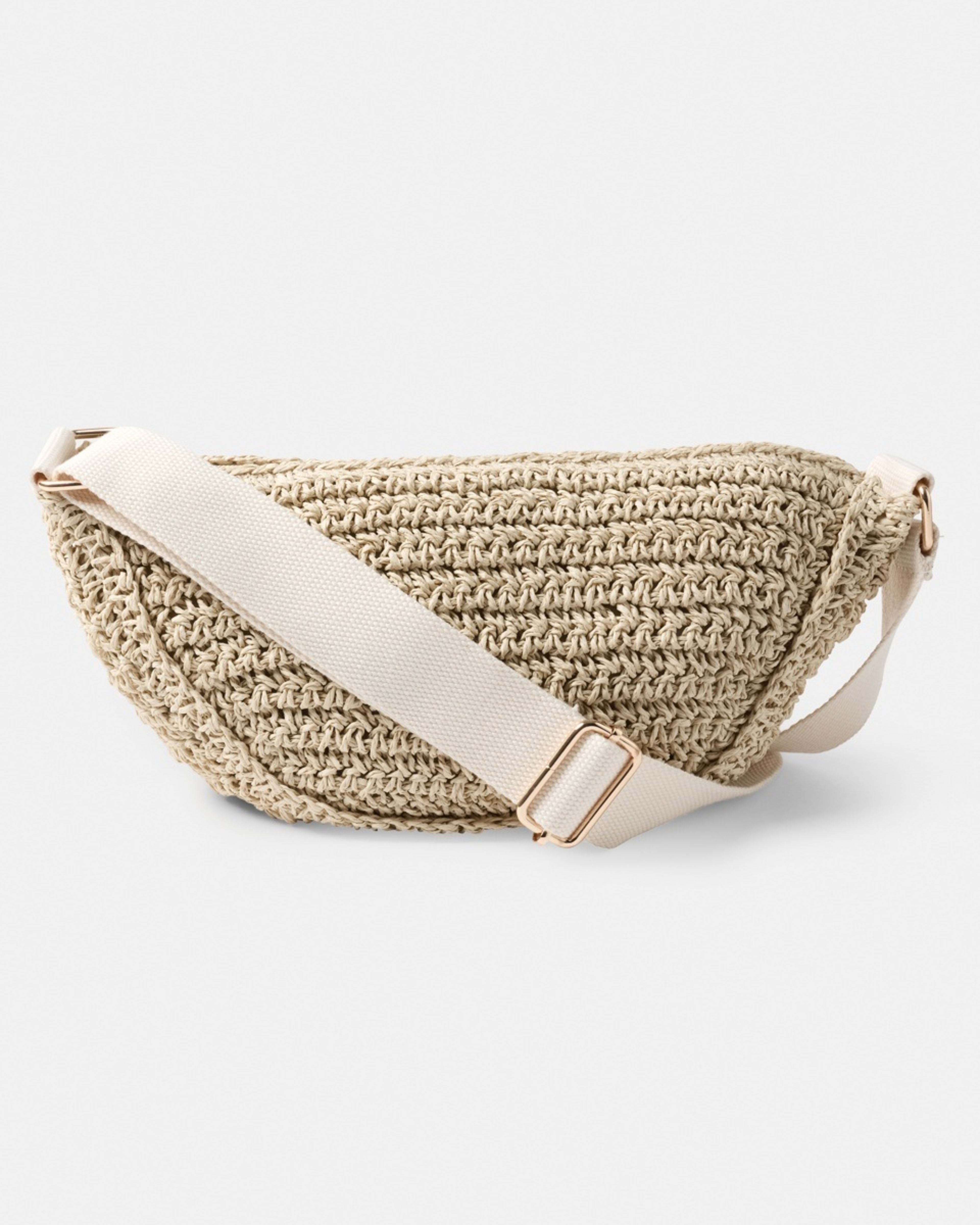 3 Crochet Sling Bag Natural, 3 of 10