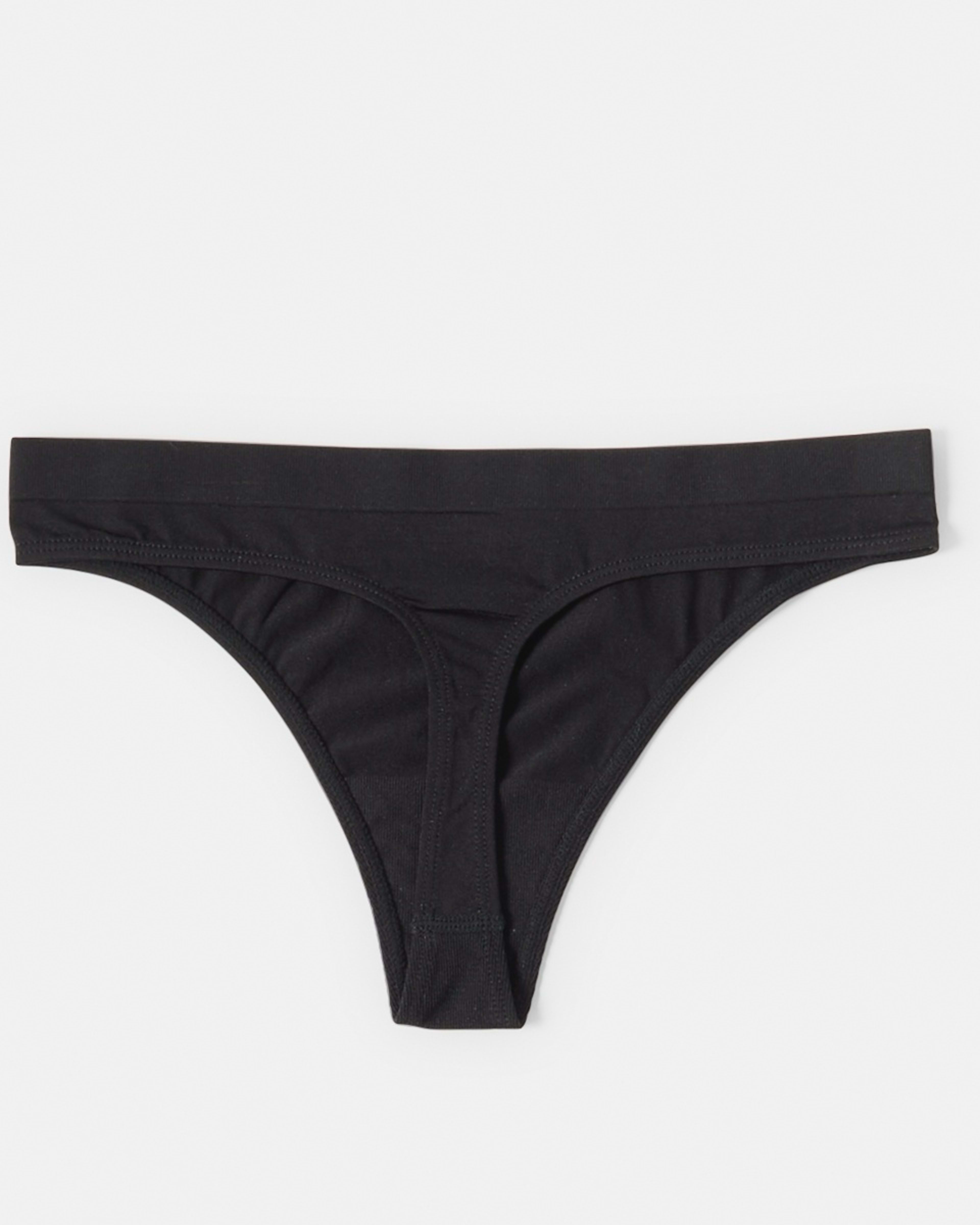 5 Ultra Smooth Seamfree G-String Briefs BLACK, 5 of 6